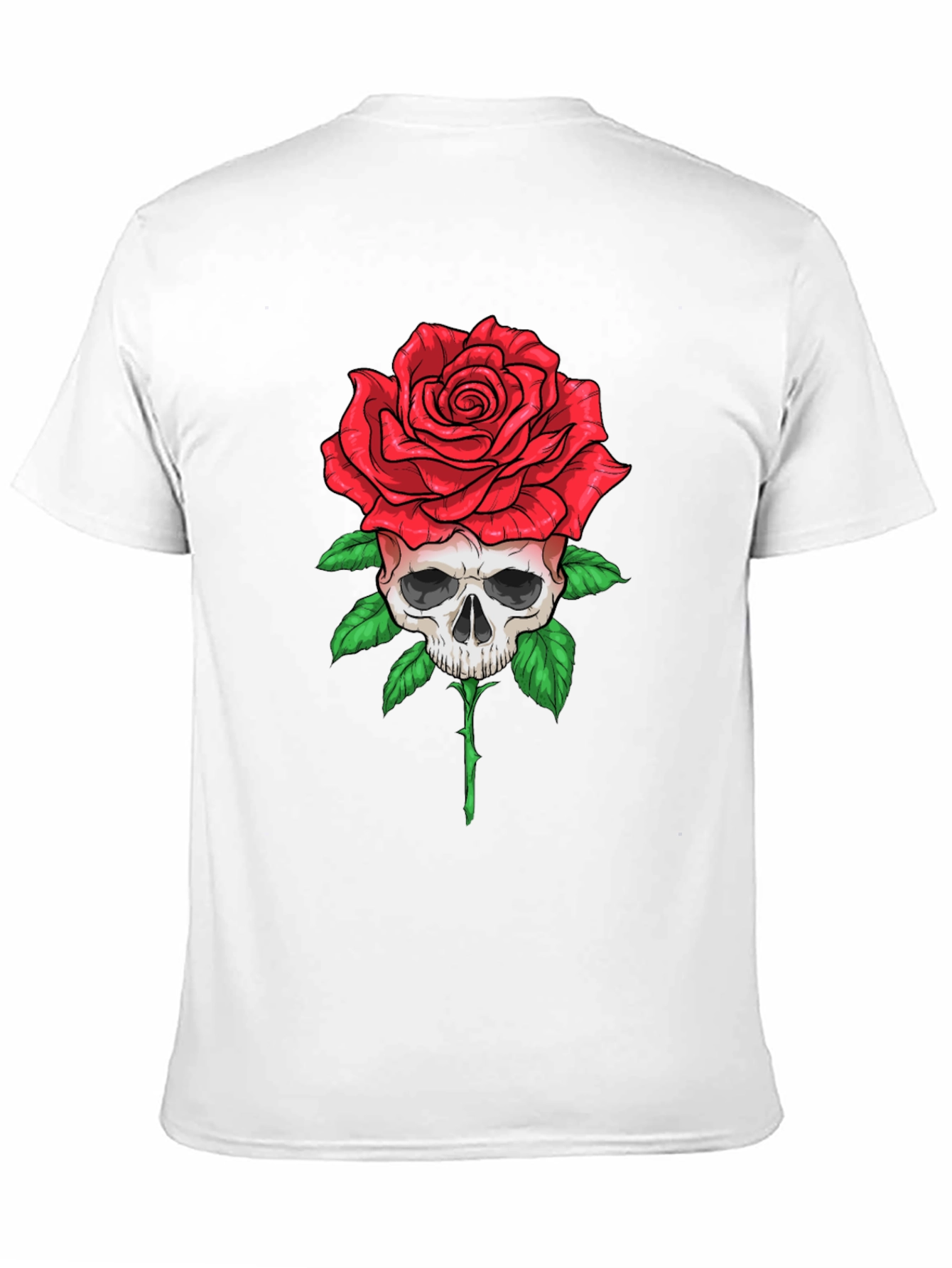 Skull Rose Graphic Tee