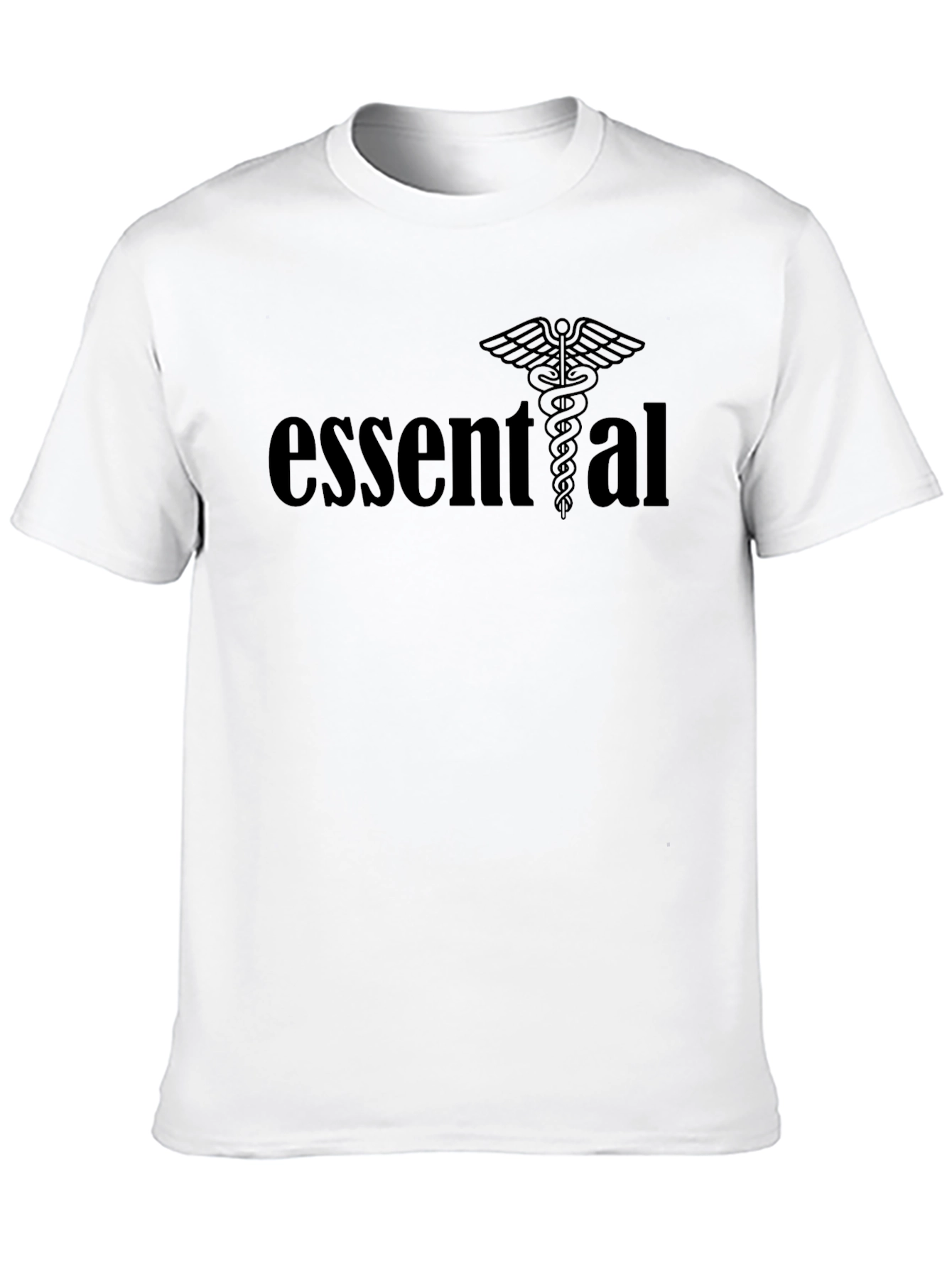 Essential Medical Symbol Black T-Shirt