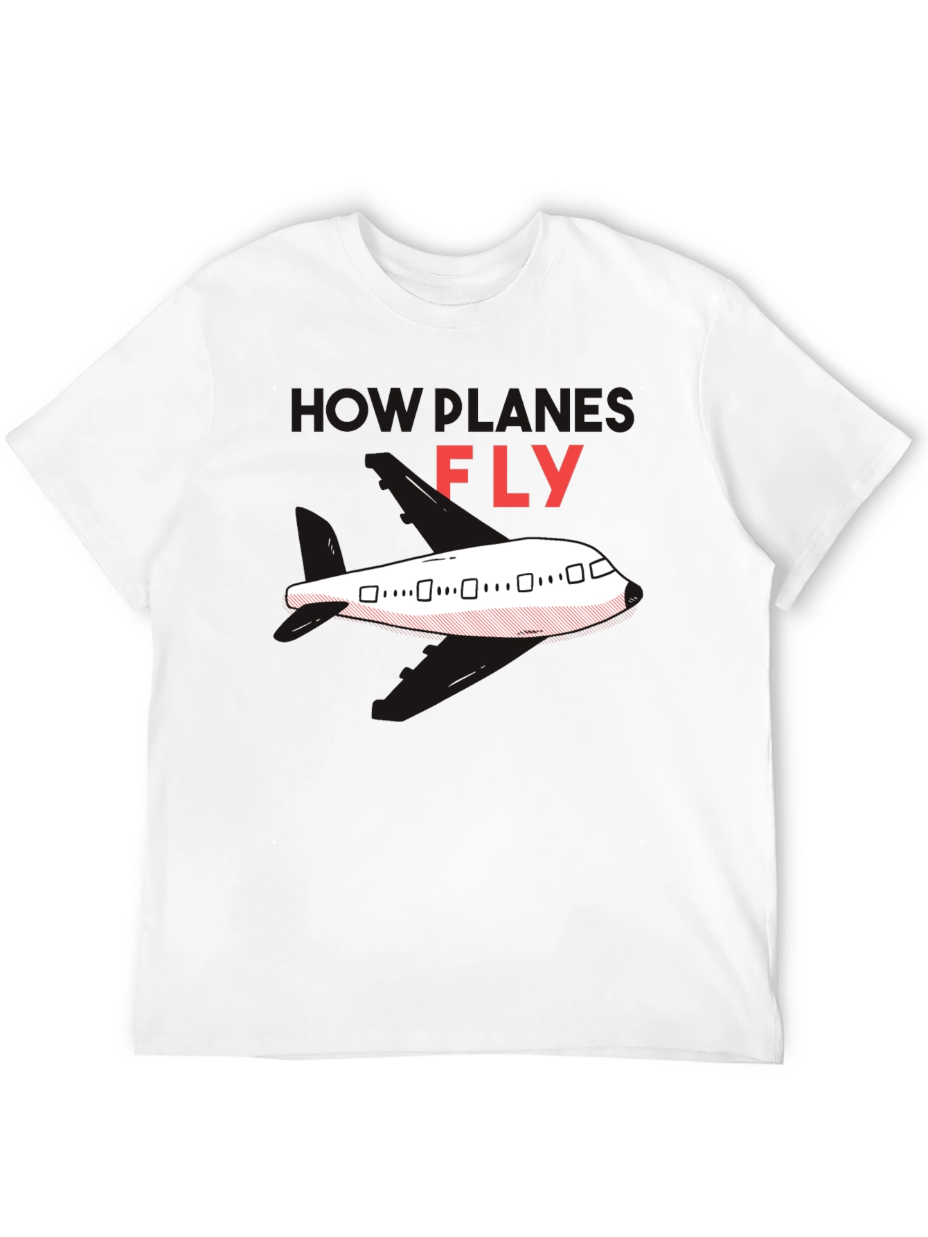 Airlines Fly Black T-Shirt