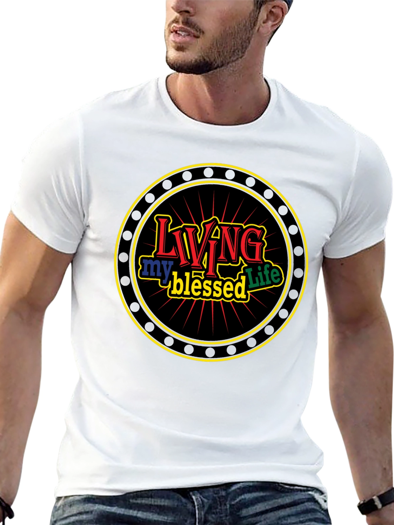 Living My Blessed Life Graphic T-Shirt