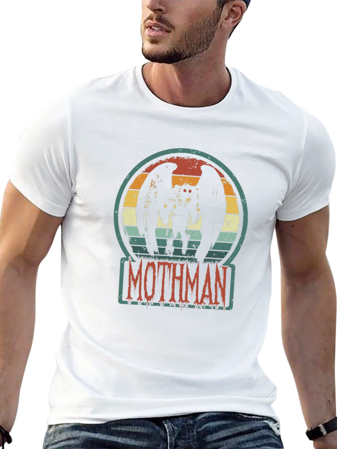 Mothman T-Shirt Cryptid Retro Style