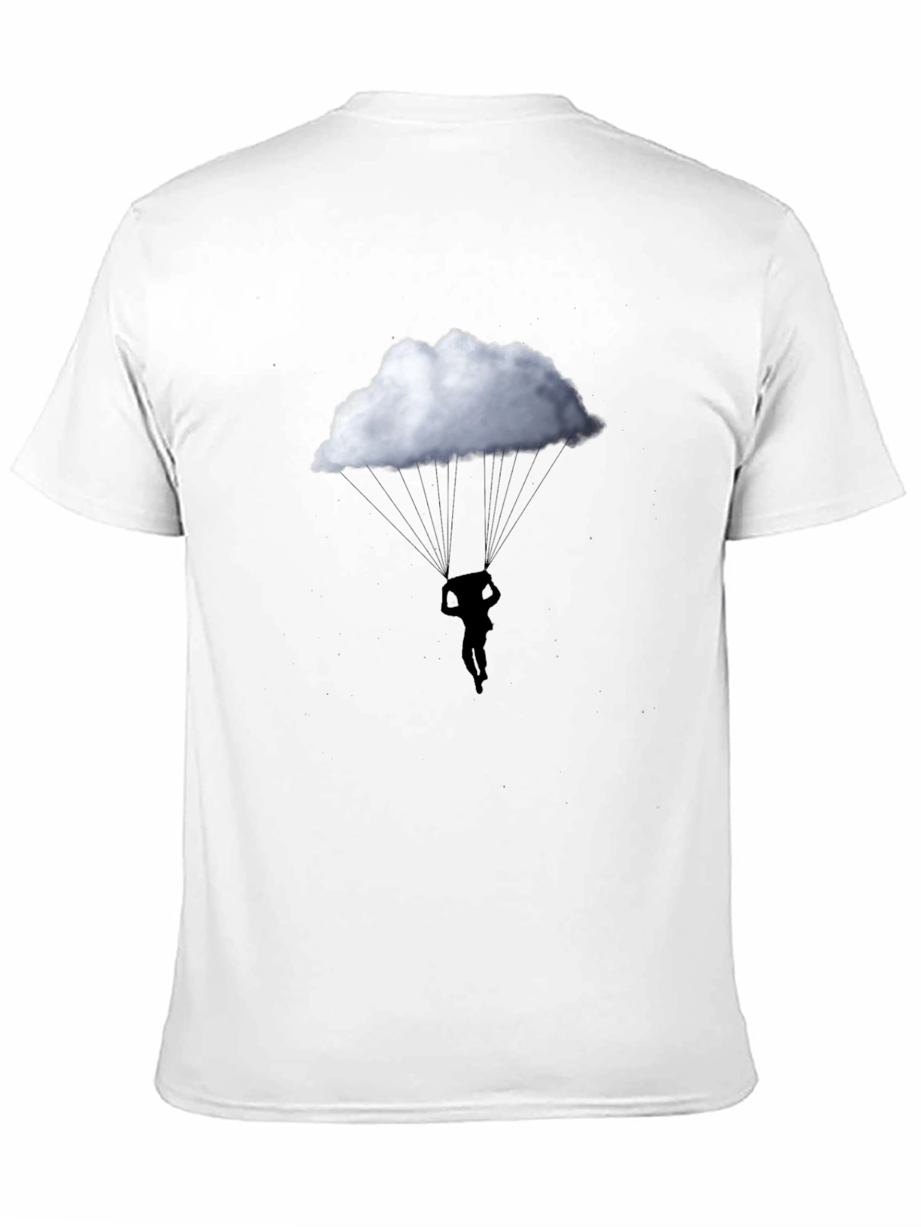 Cloud Parachute Graphic Tee - Black