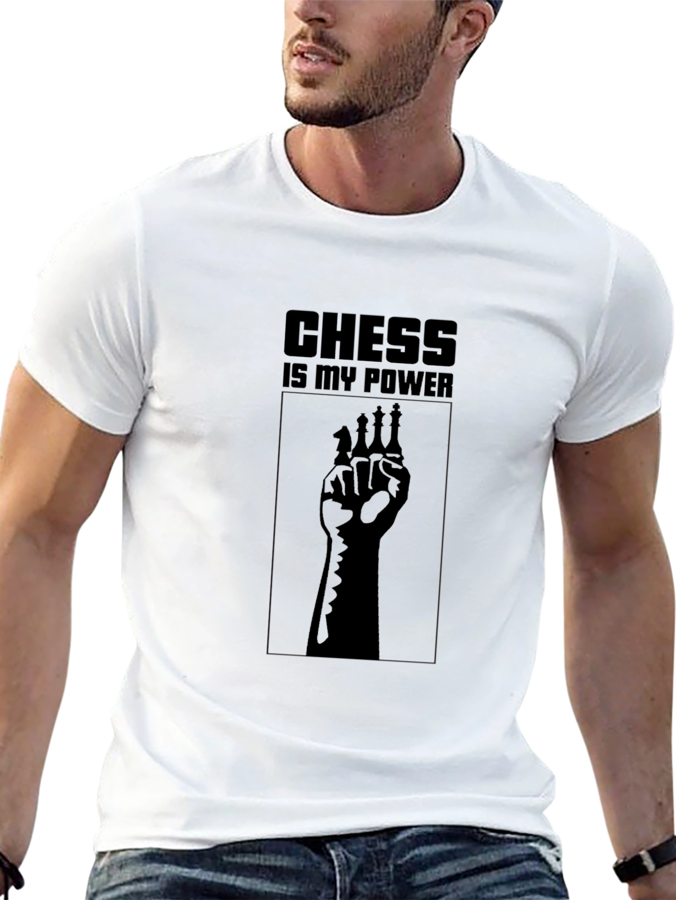 Chess is My Power T-Shirt - Black