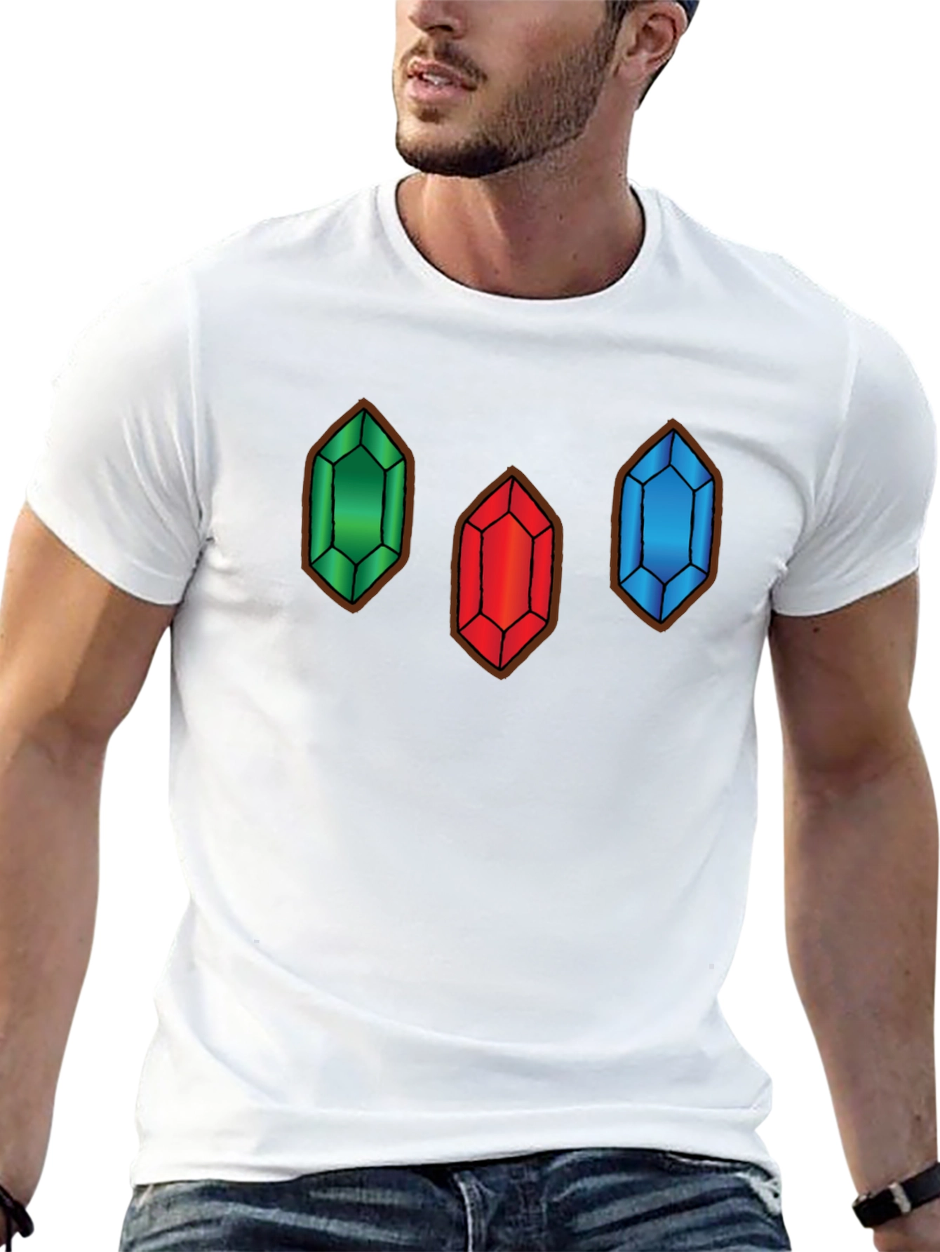 Triforce Gem T-Shirt - Gamer Style!