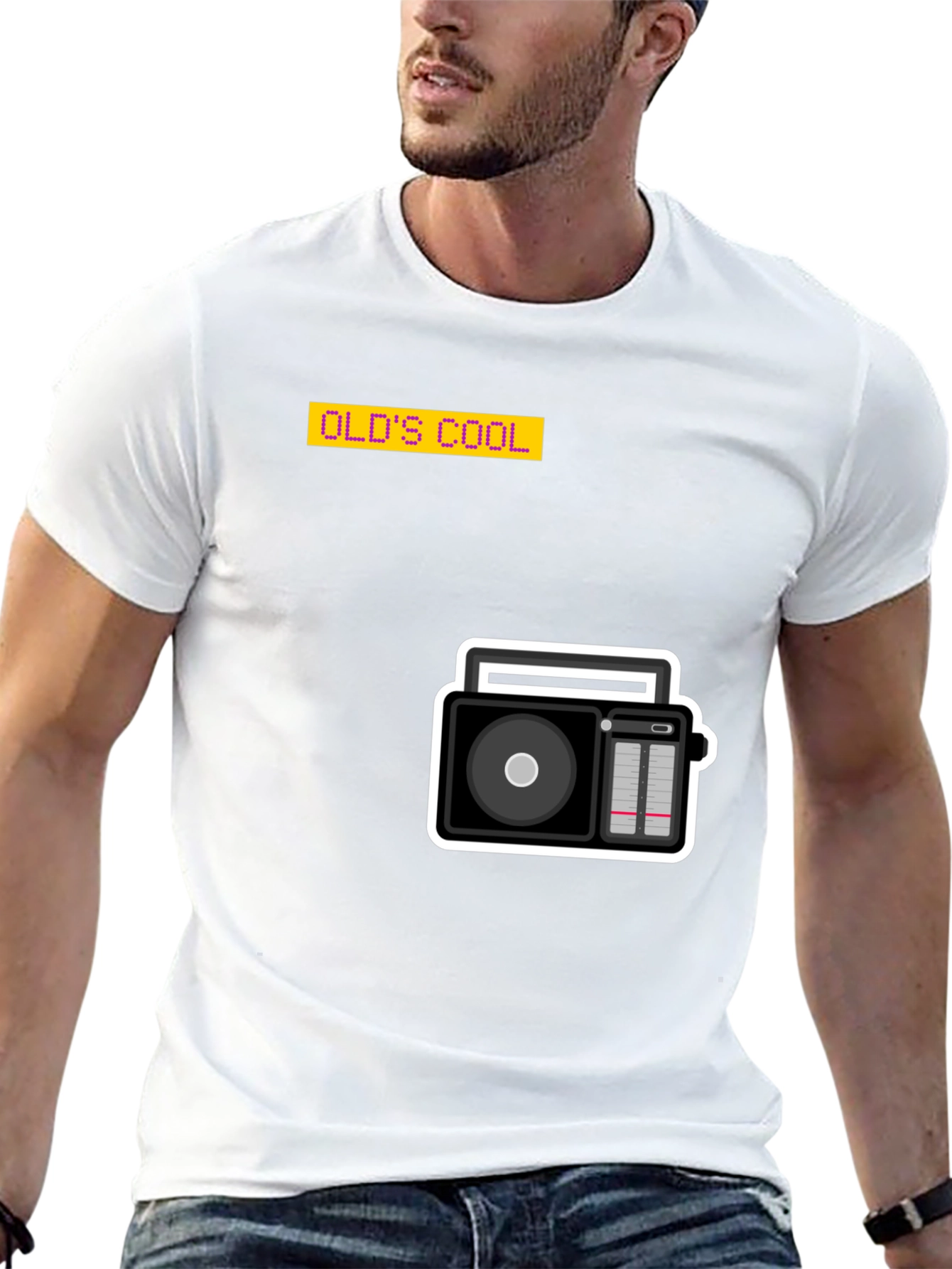 Retro Radio Graphic T-Shirt - Old School Cool!