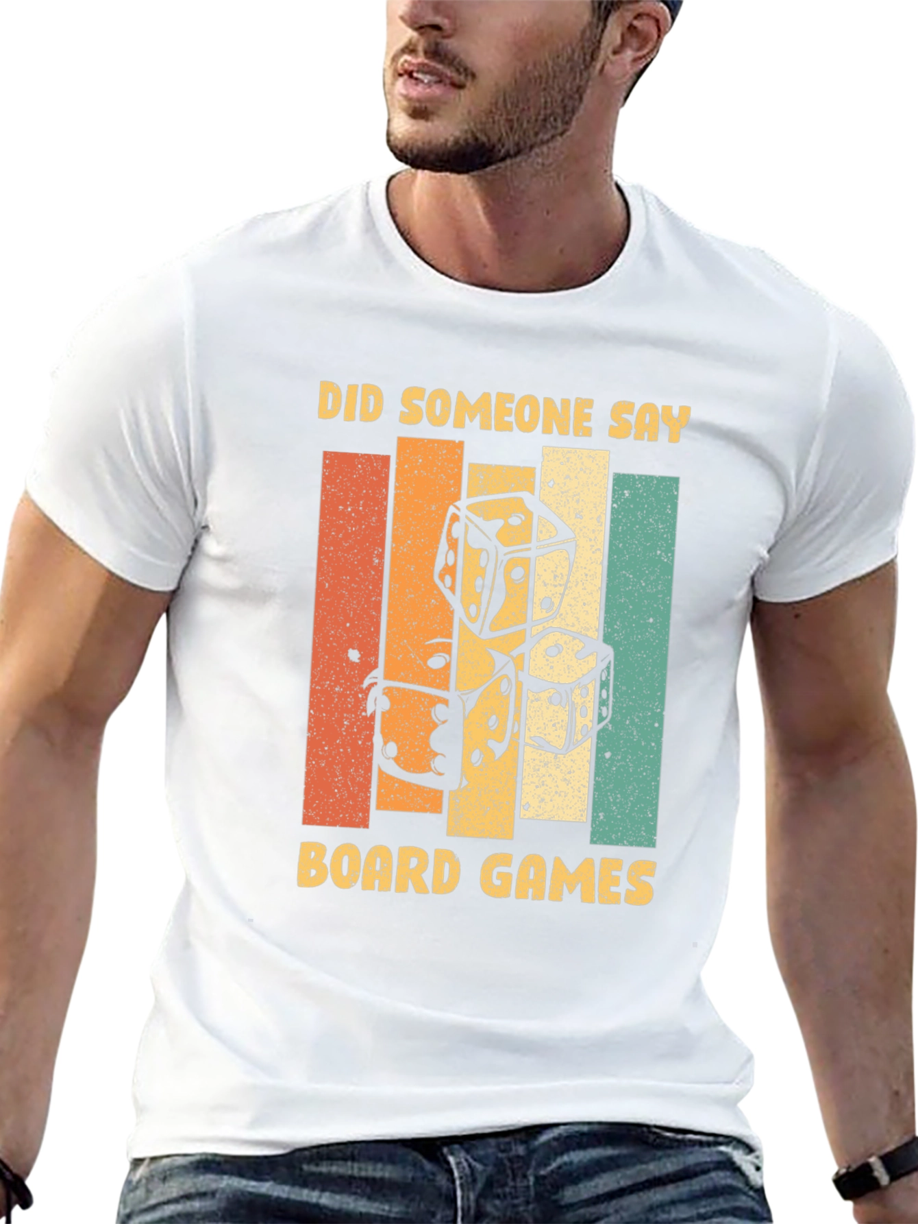 Did Someone Say Board Games? Retro Dice T-Shirt