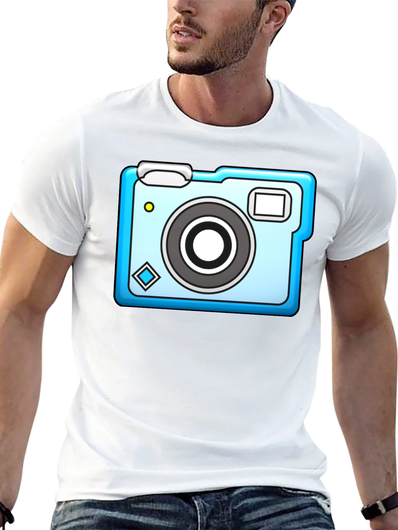 Camera Graphic Black T-Shirt