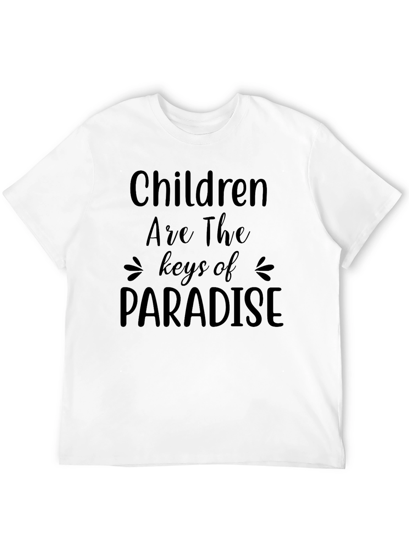 Children Are The Keys of Paradise Black T-Shirt