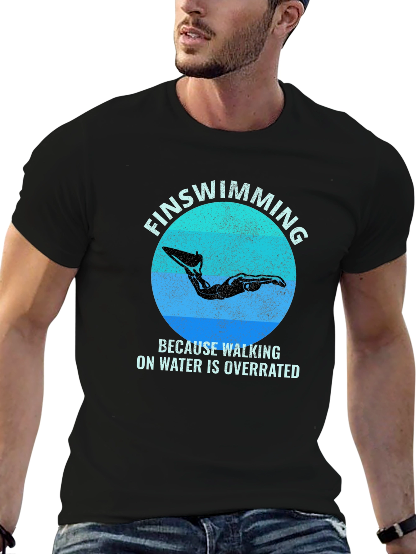 FinSwimming T-Shirt - Walking on Water is Overrated