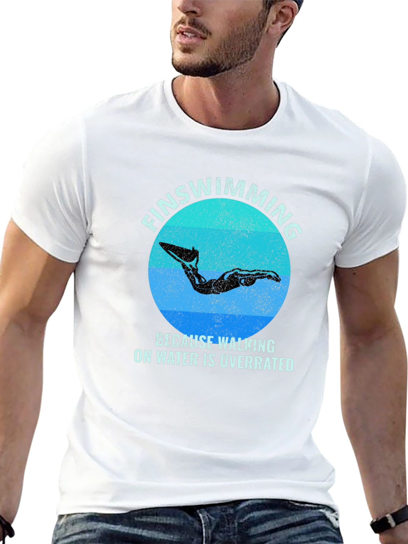 FinSwimming T-Shirt - Walking on Water is Overrated