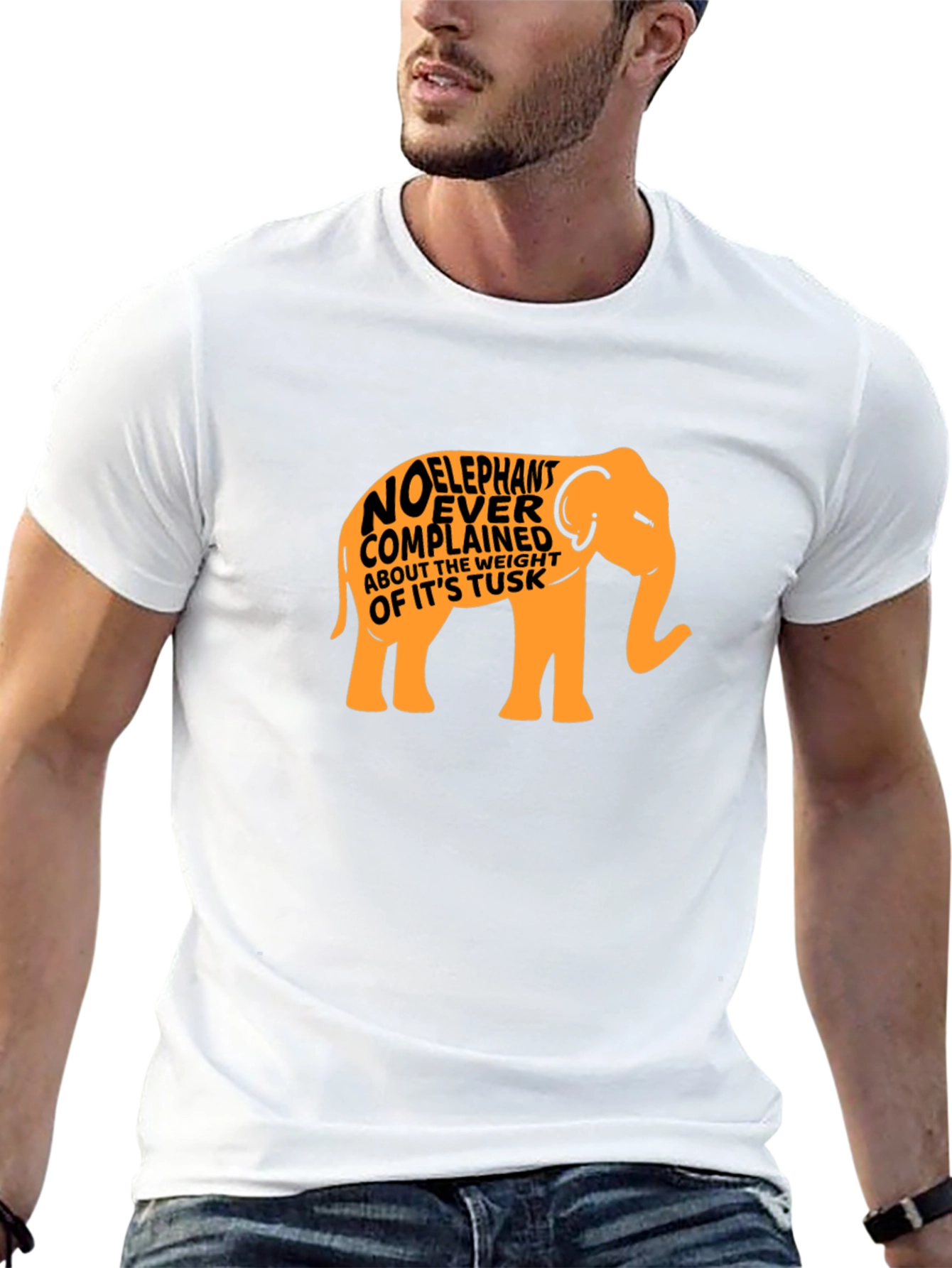 Elephant Tusk Weight Complaining T-Shirt