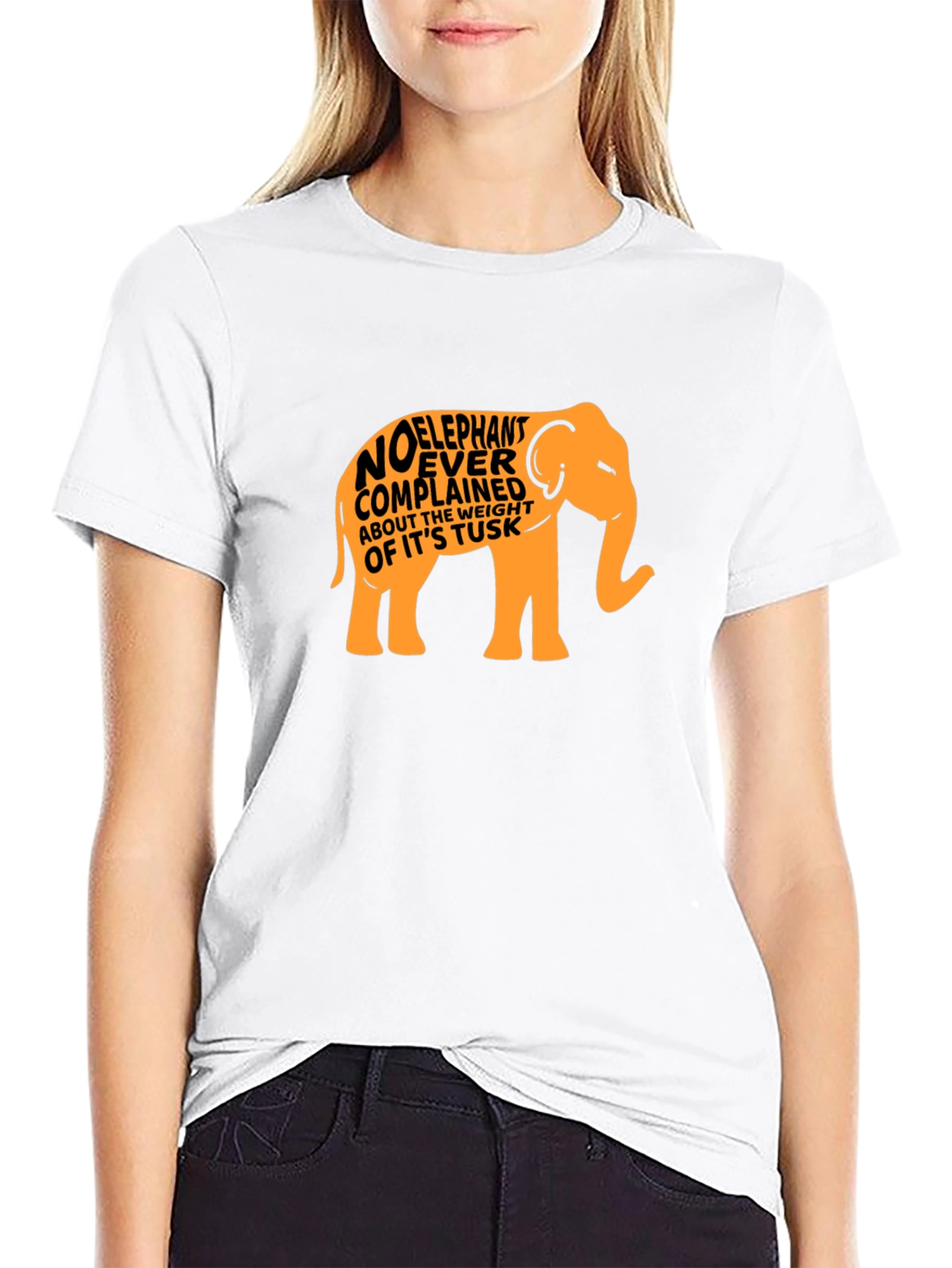 Elephant Tusk Weight Complaining T-Shirt