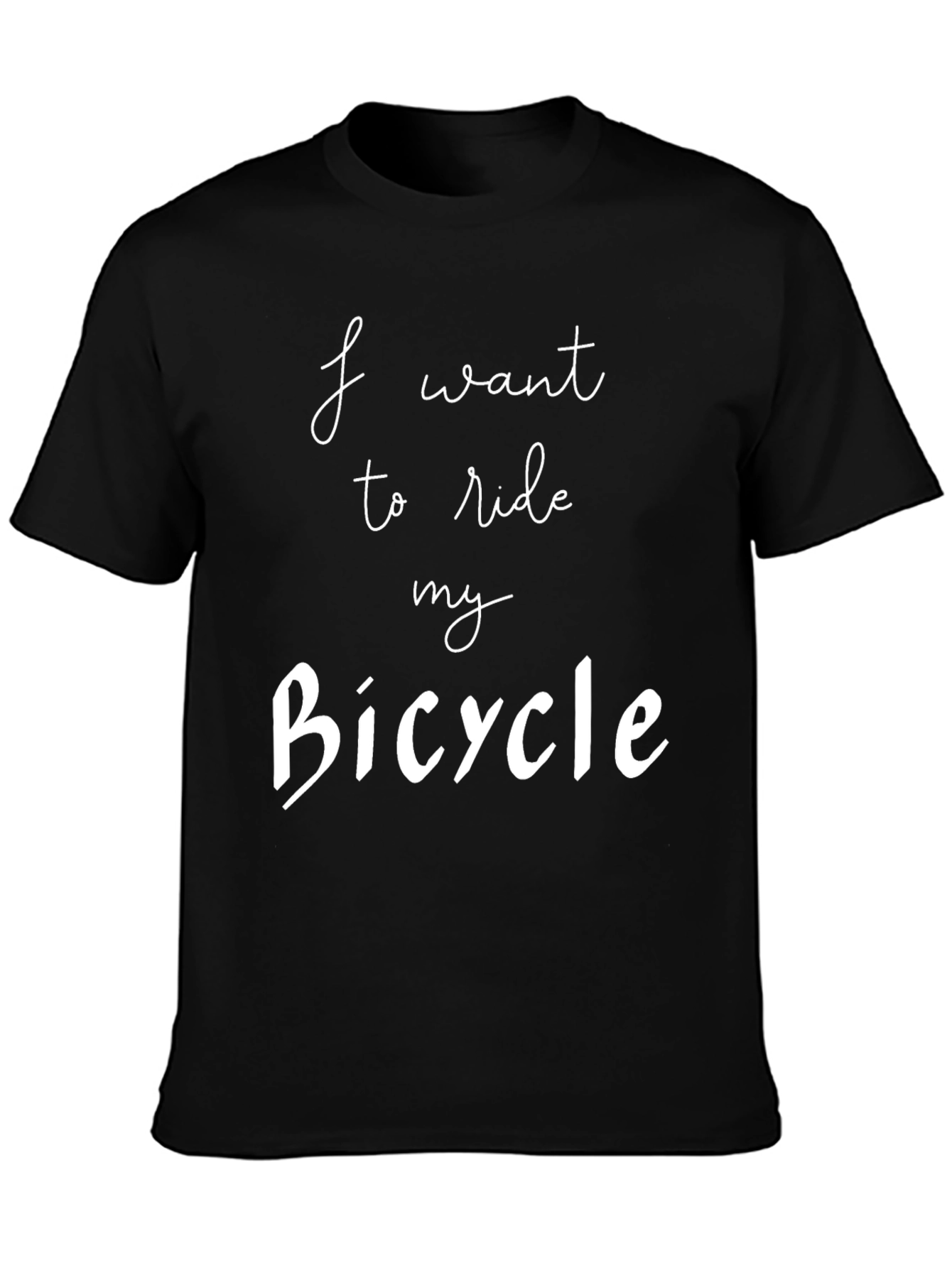 I Want to Ride My Bicycle Graphic Tee