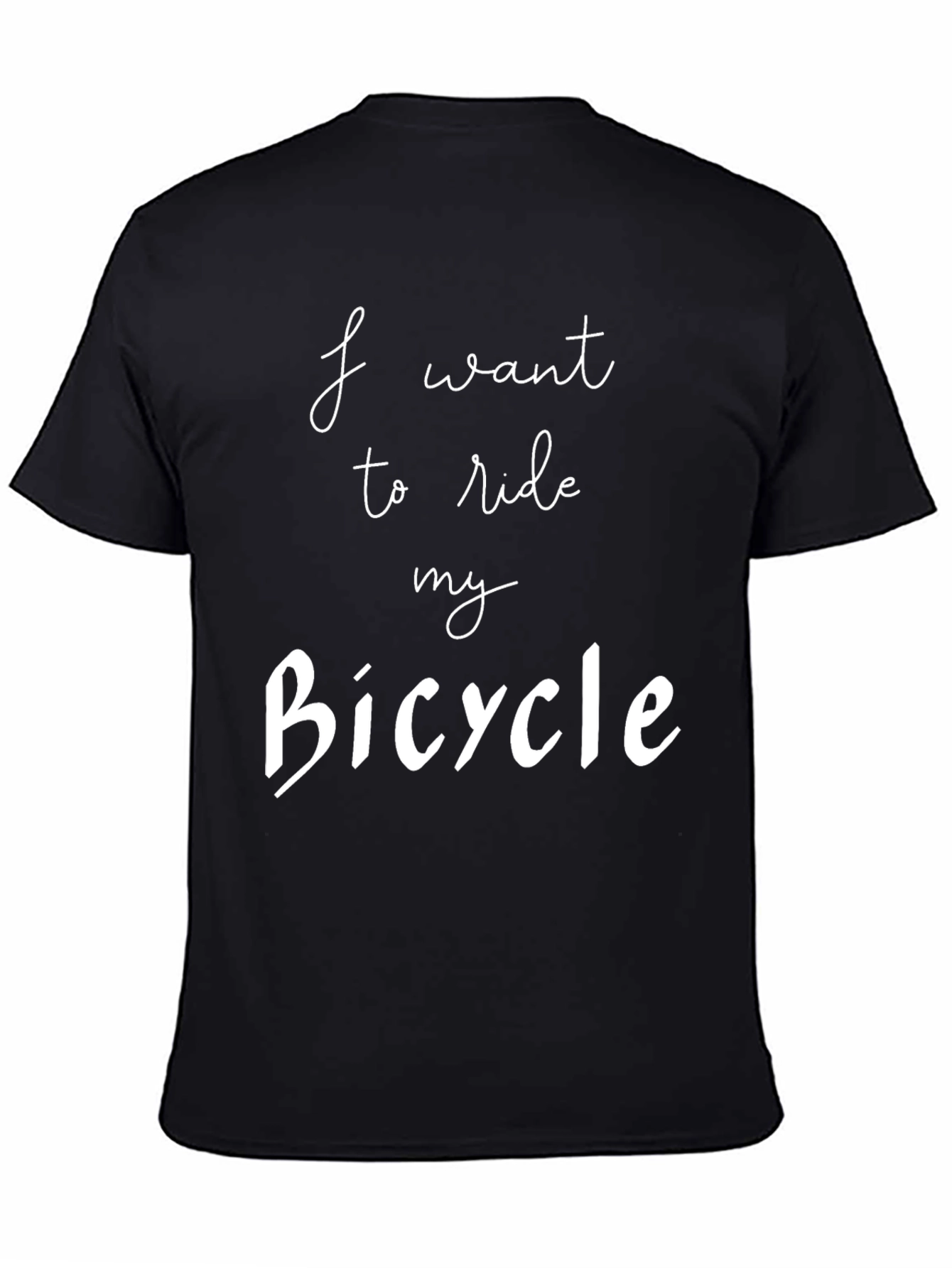 I Want to Ride My Bicycle Graphic Tee