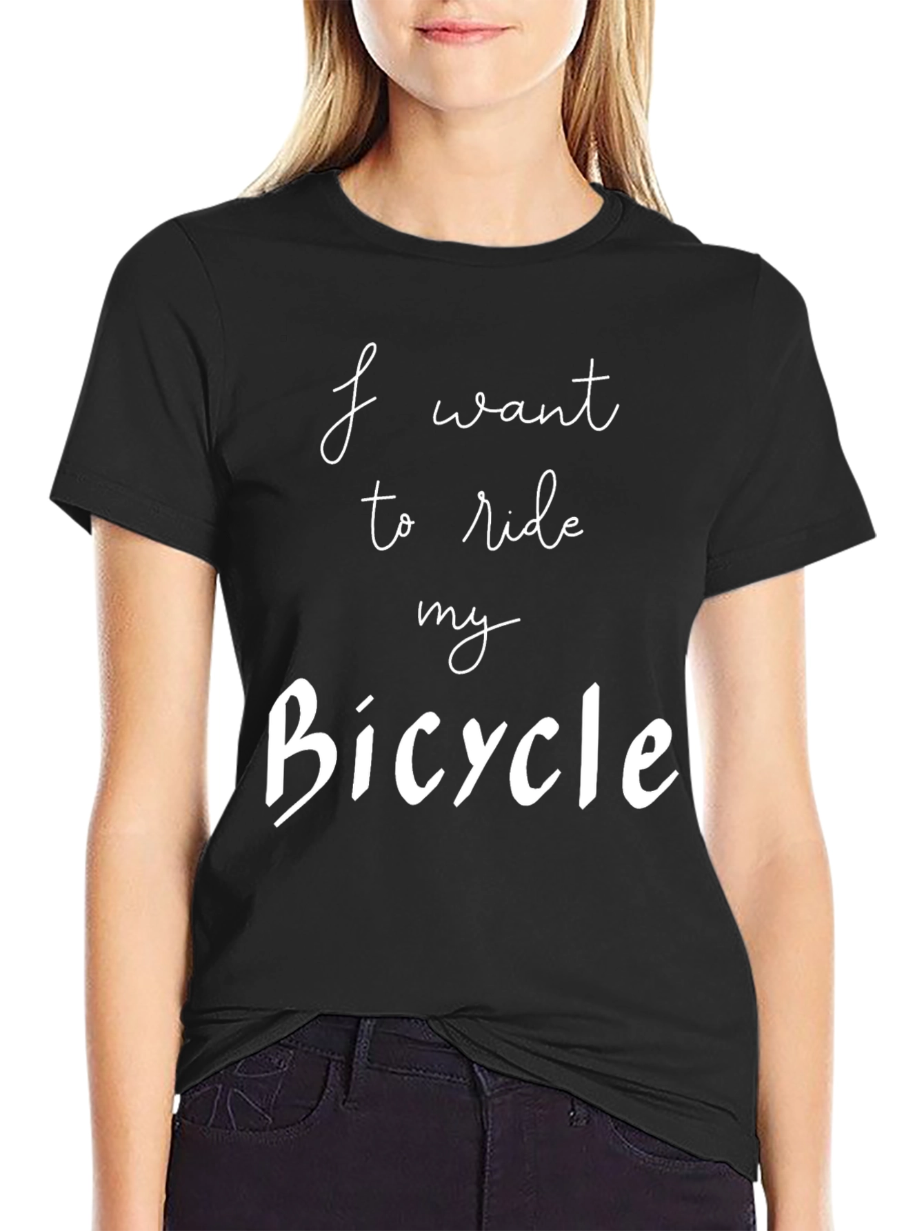 I Want to Ride My Bicycle Graphic Tee
