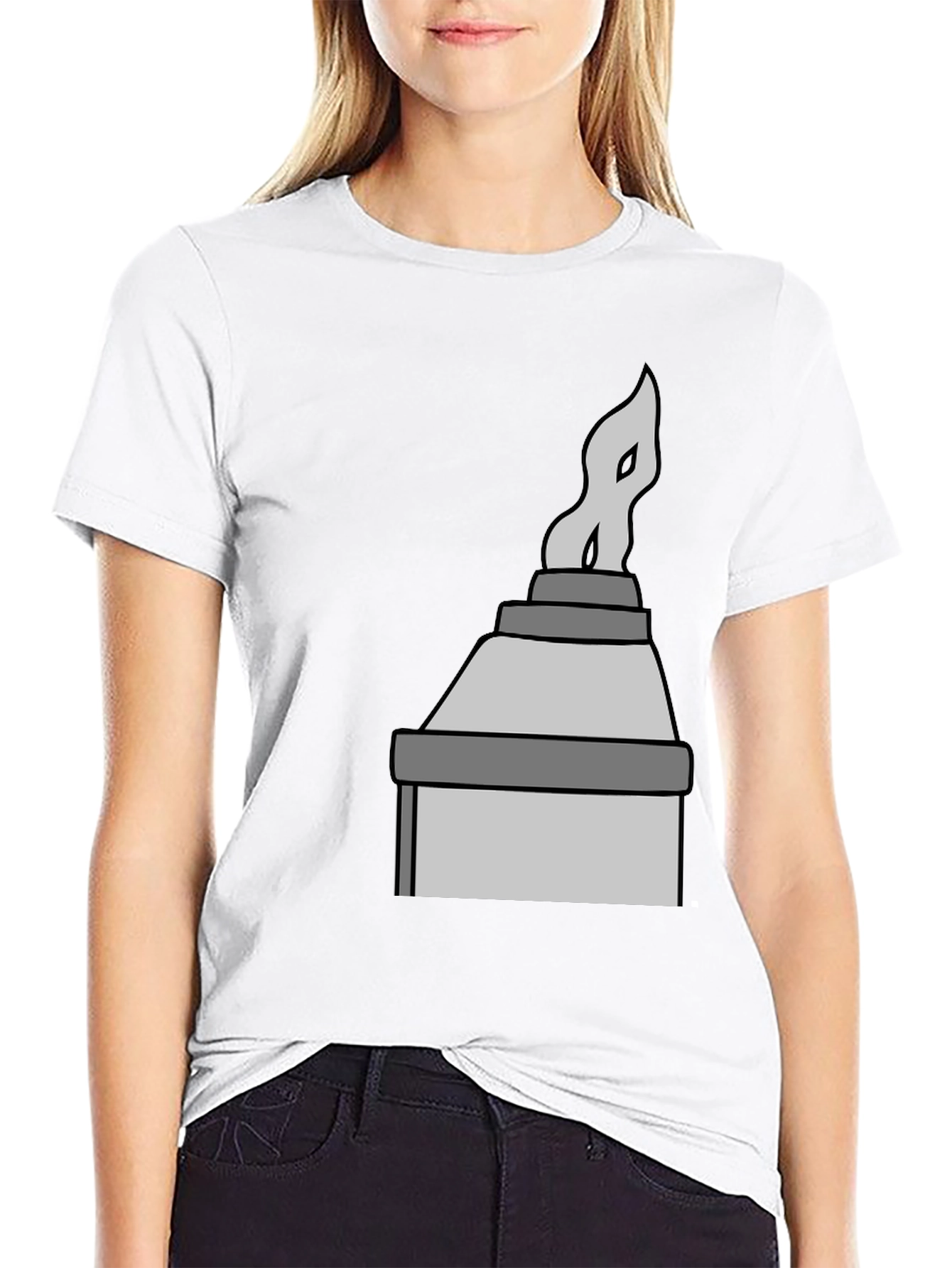 Stylized Chimney Stack Tee