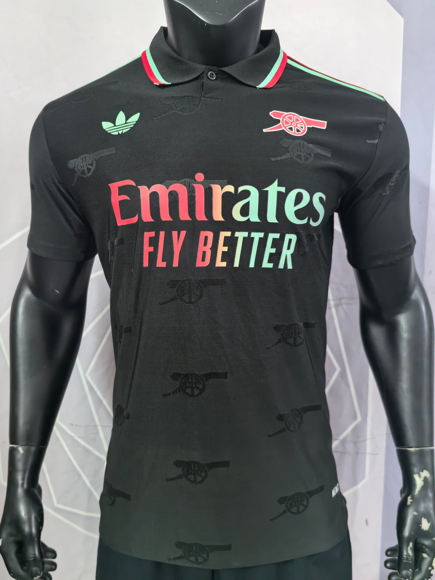 Arsenal Black Special Edition Custom Edition Soccer Jersey