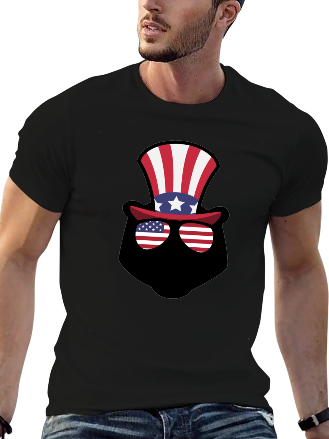 Patriotic Bear Graphic Tee