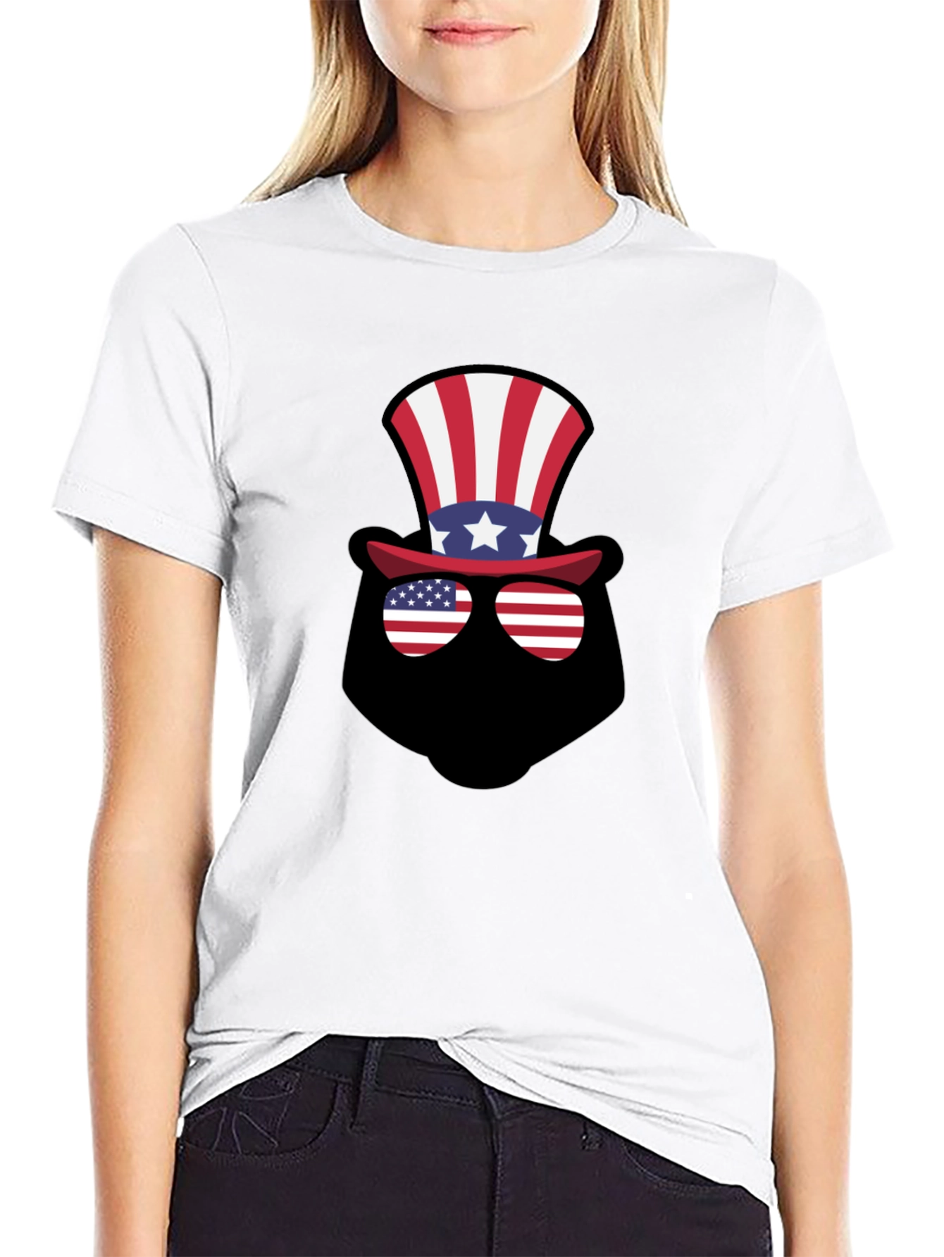 Patriotic Bear Graphic Tee