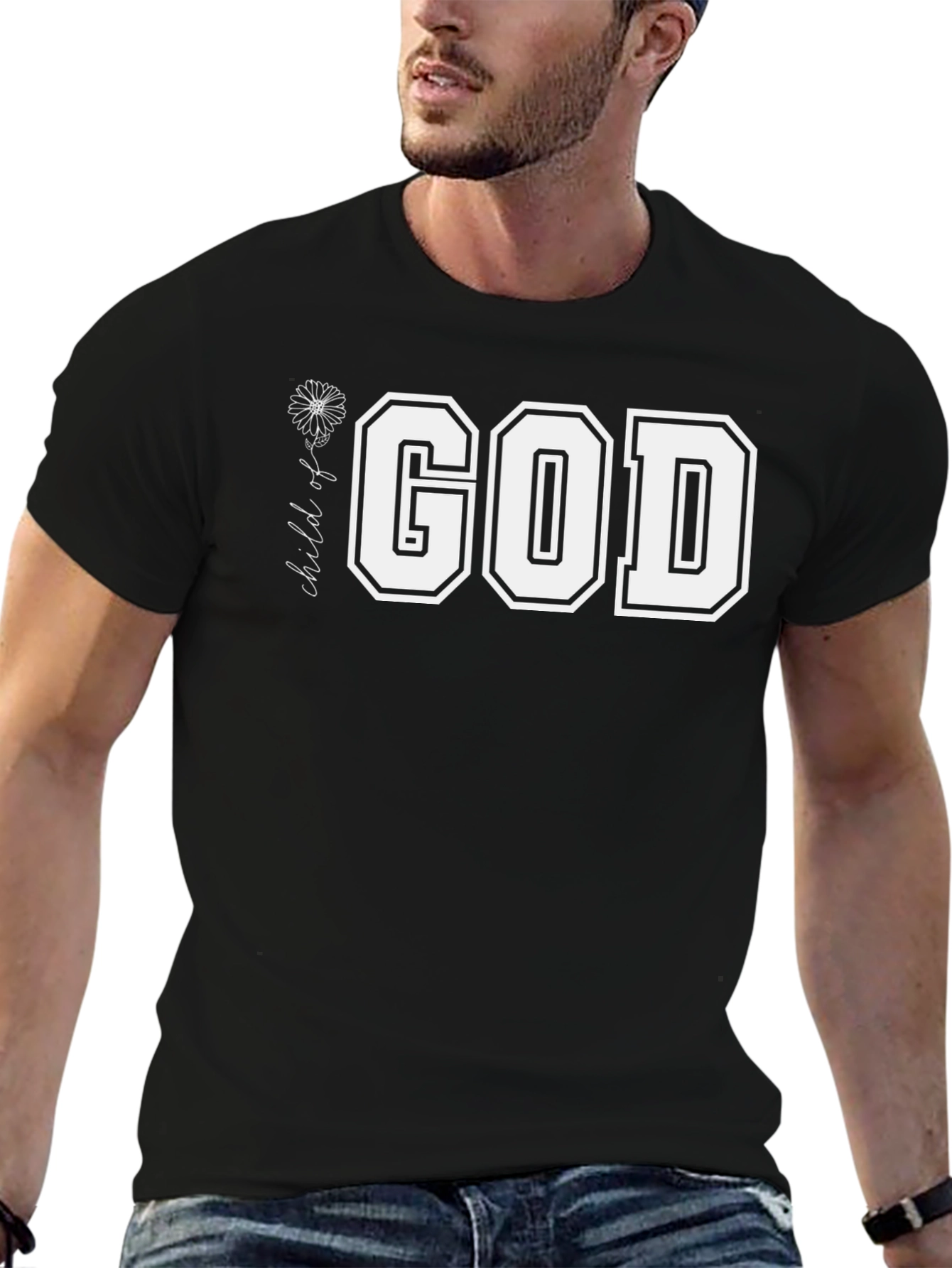 Child of God Black Christian T-Shirt