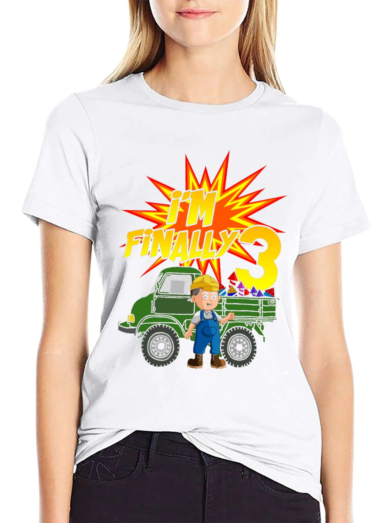 Im Finally Three Kids T-Shirt