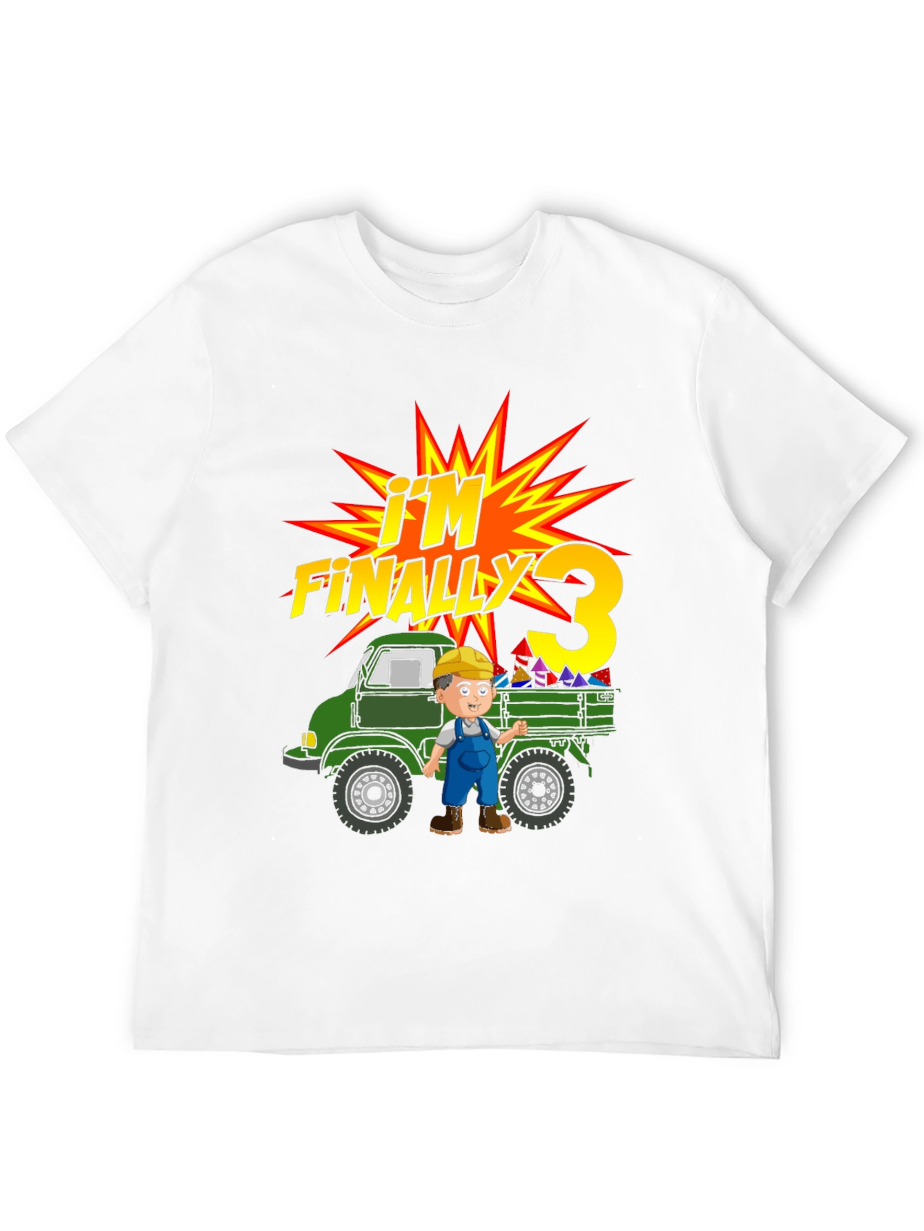 Im Finally Three Kids T-Shirt