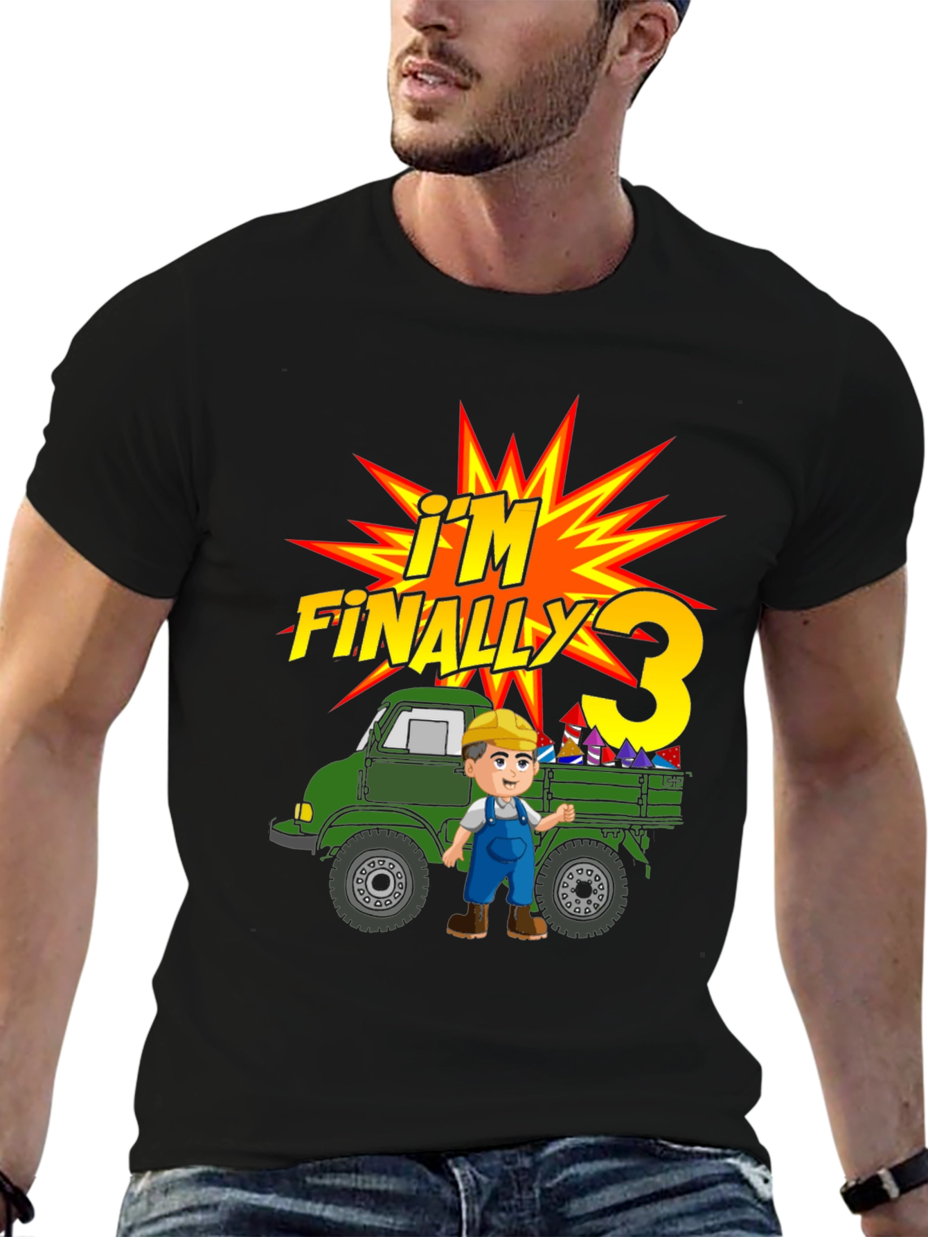 Im Finally Three Kids T-Shirt