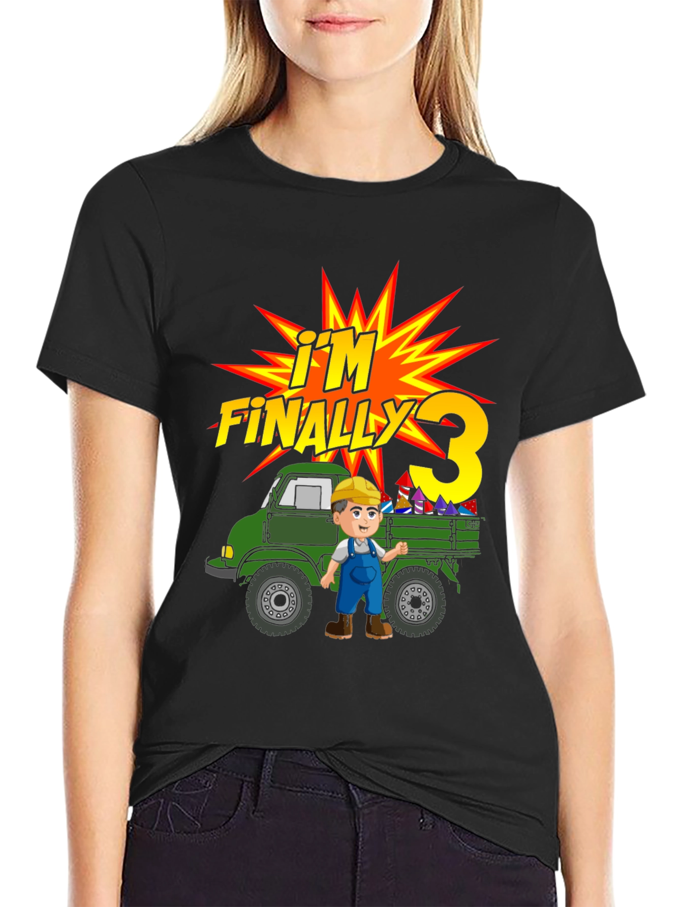 Im Finally Three Kids T-Shirt