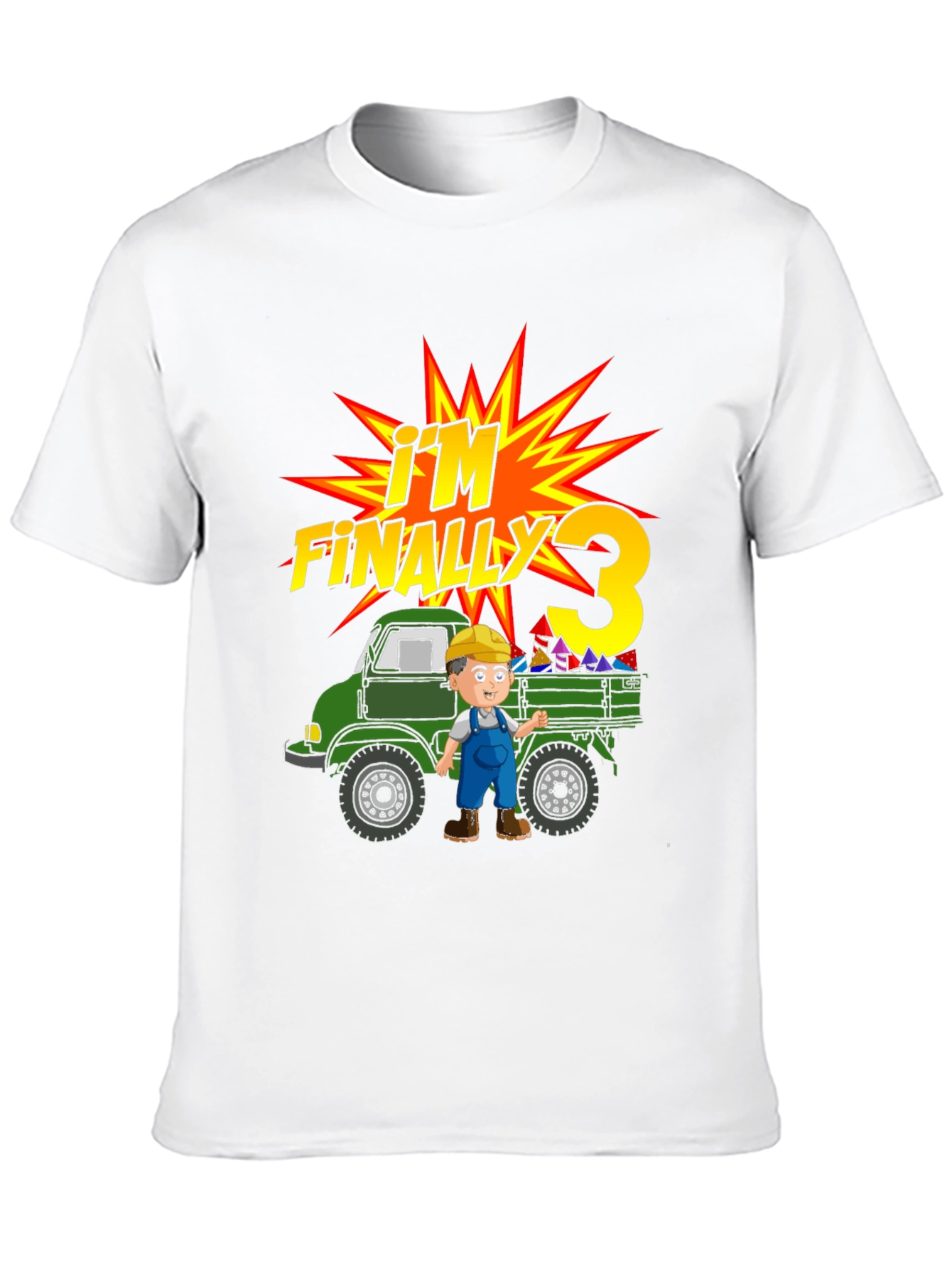 Im Finally Three Kids T-Shirt