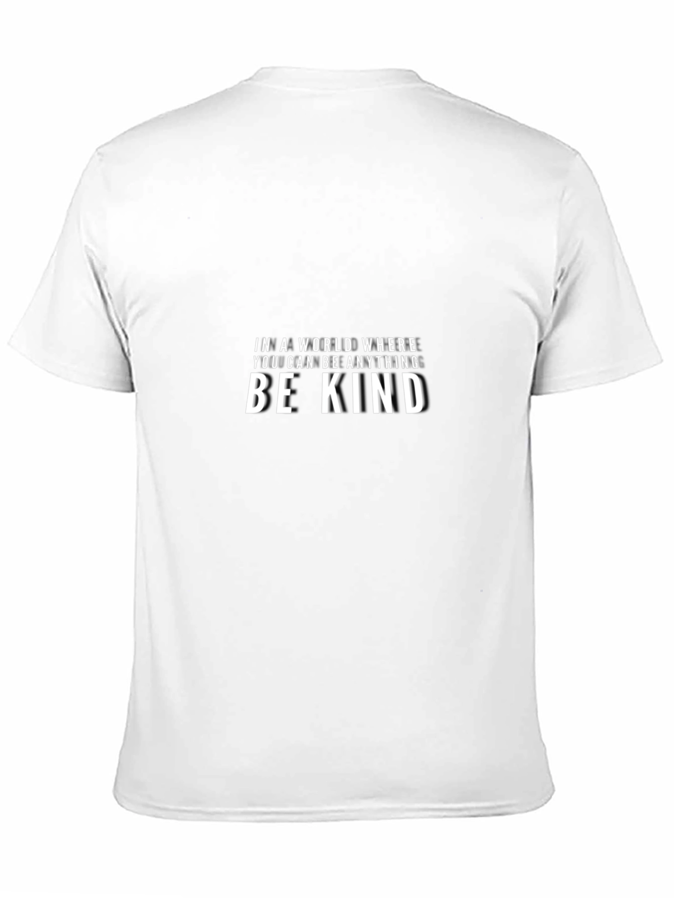 Be Kind Black Graphic Tee - Mens Casual T-Shirt