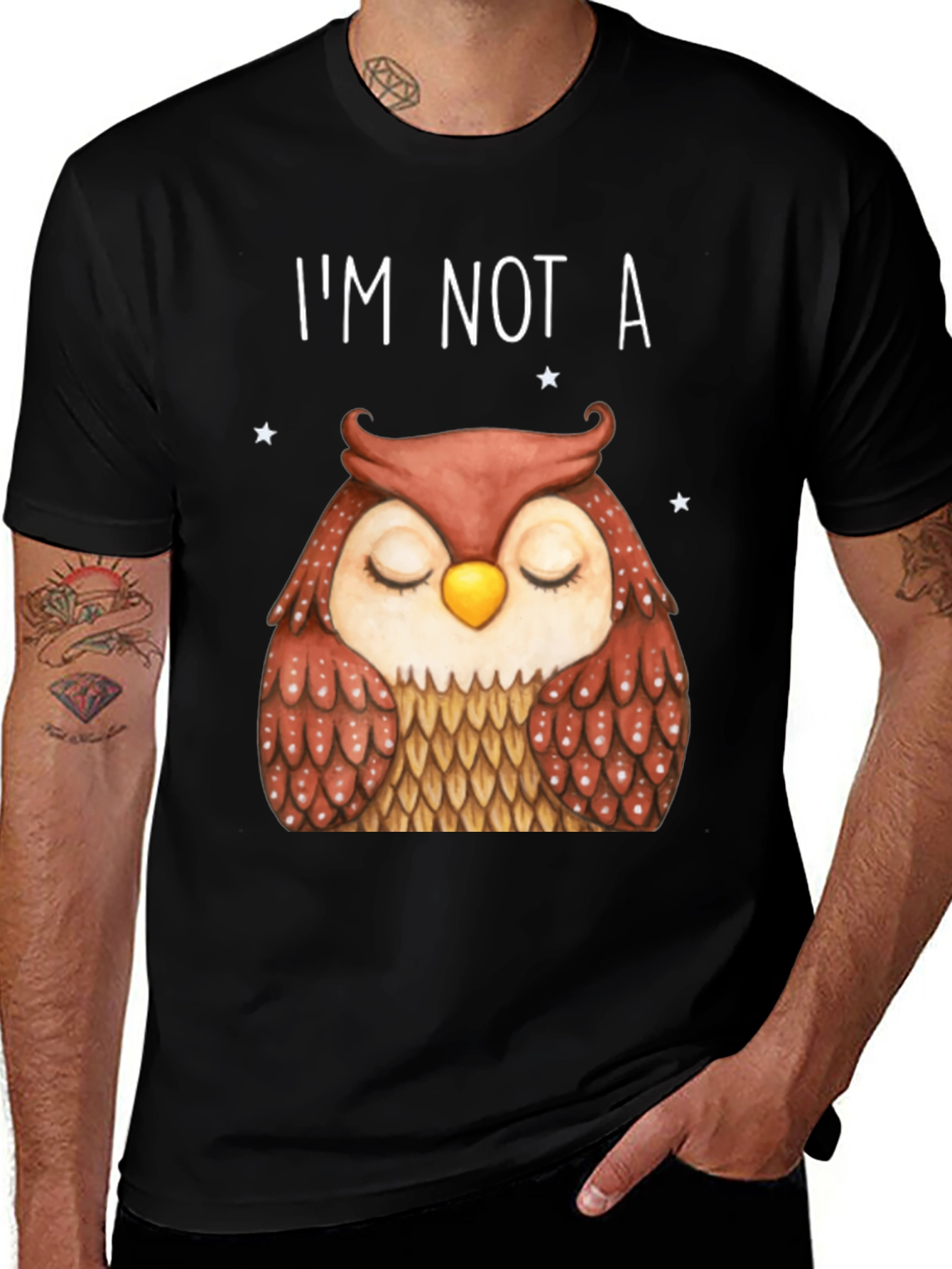 Im Not A Hoot: Owl Graphic Tee