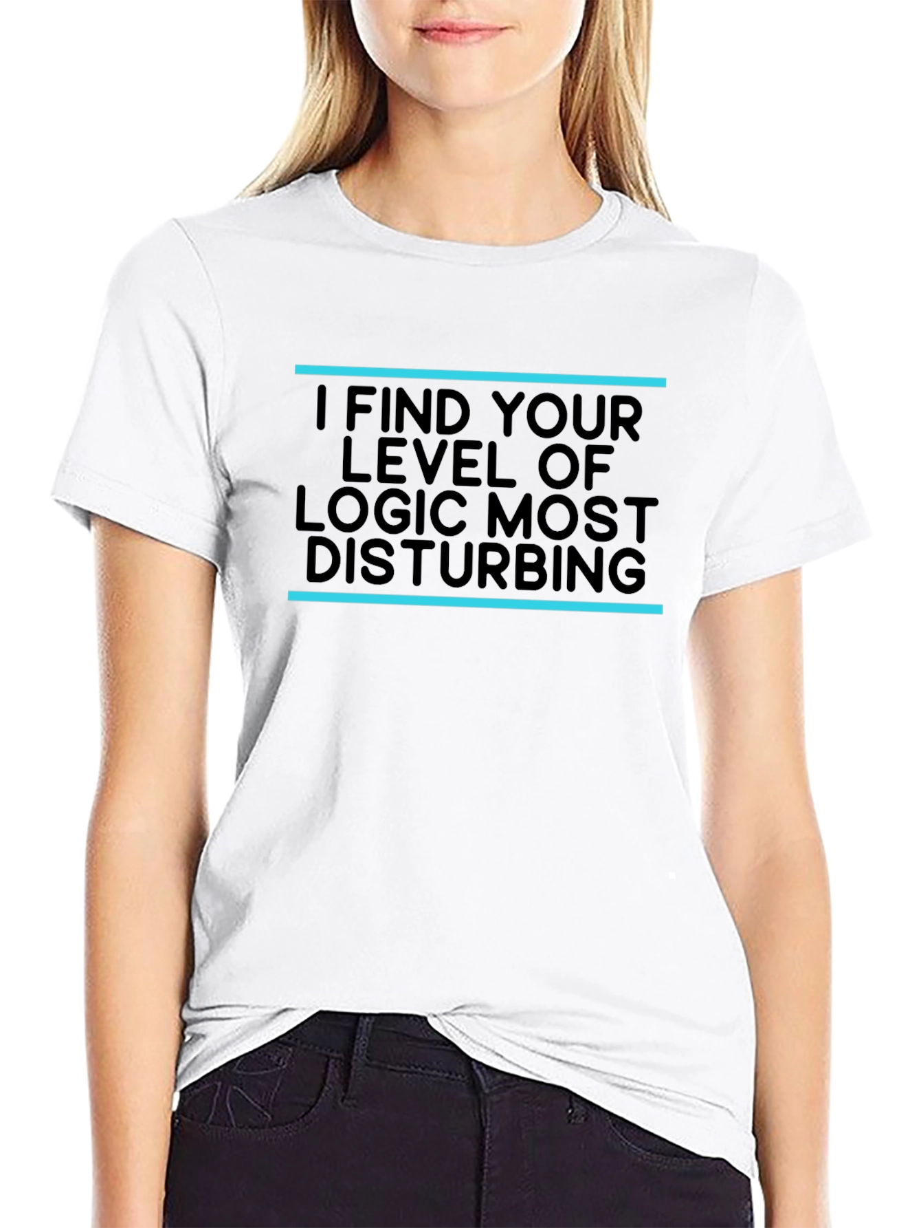I Find Your Logic Disturbing Black T-Shirt