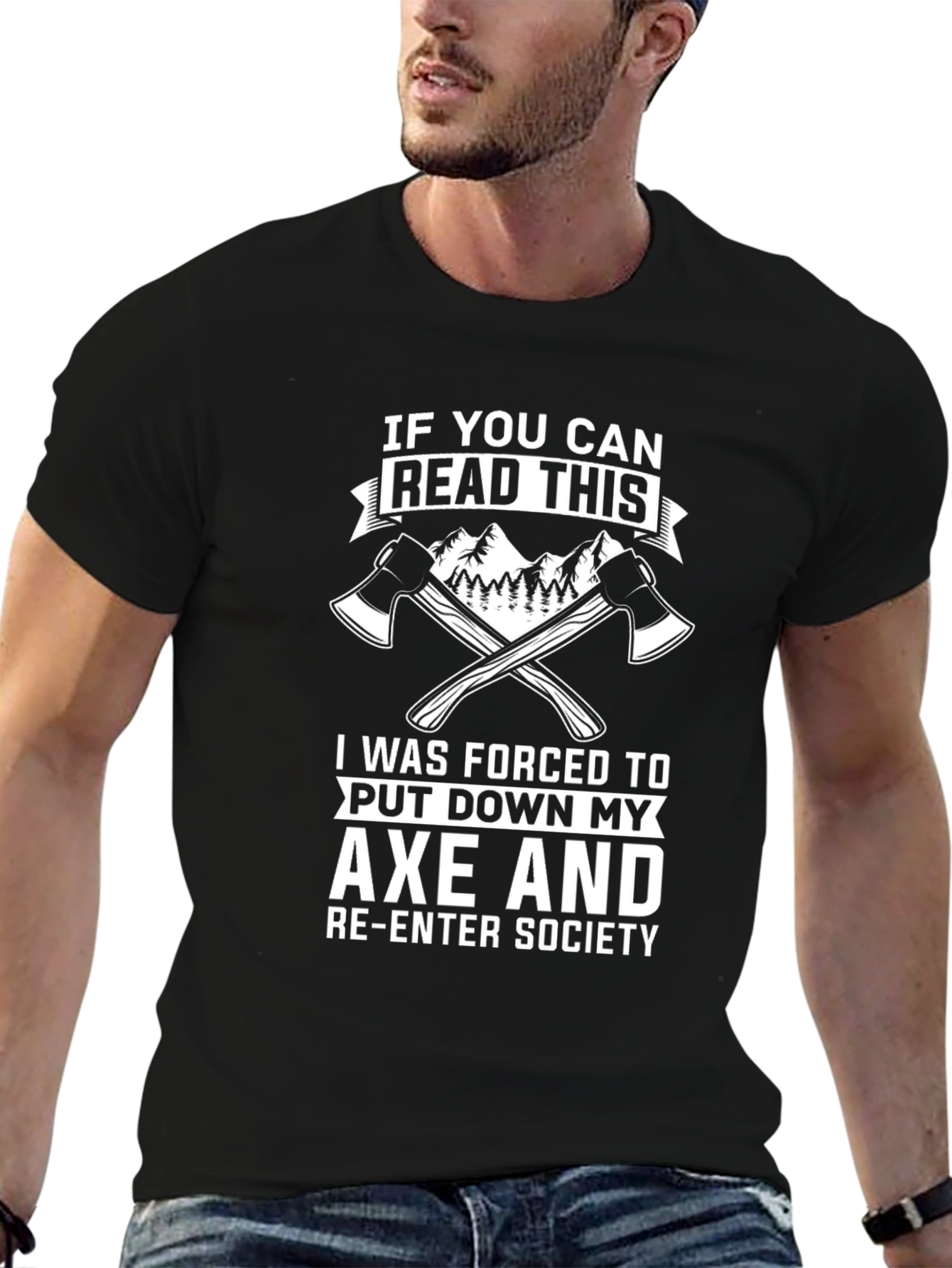 Funny Axe Lumberjack T-Shirt