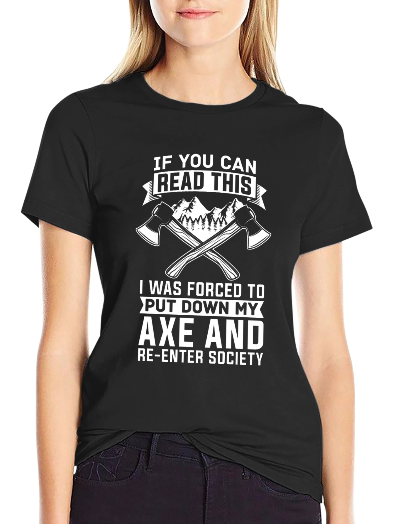 Funny Axe Lumberjack T-Shirt