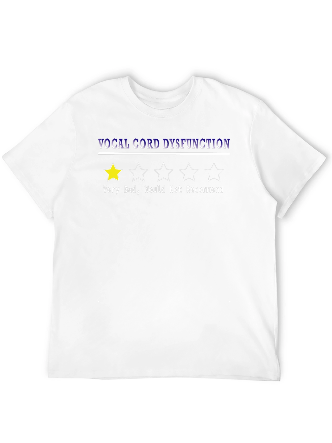 Vocal Cord Dysfunction Funny Graphic T-Shirt