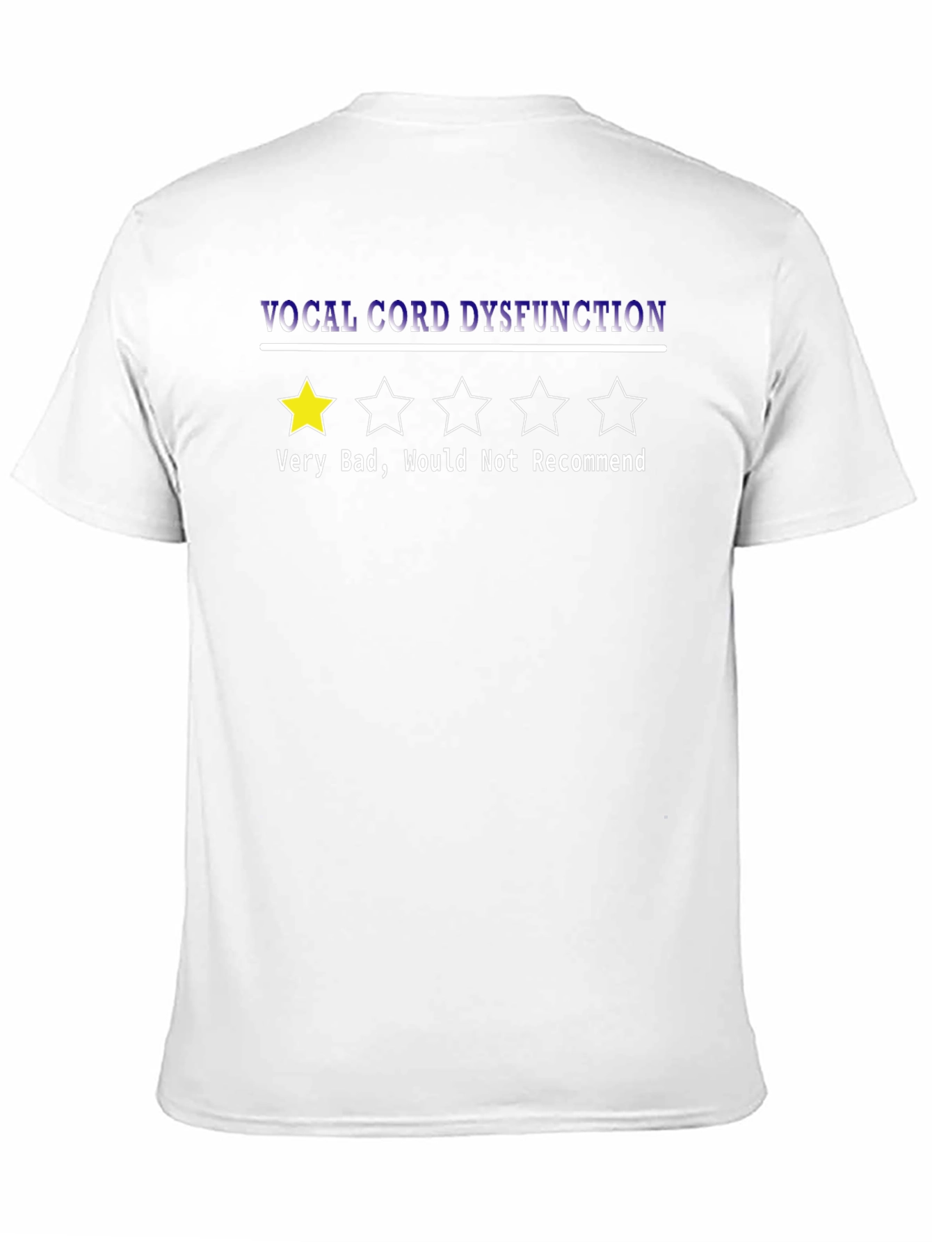 Vocal Cord Dysfunction Funny Graphic T-Shirt