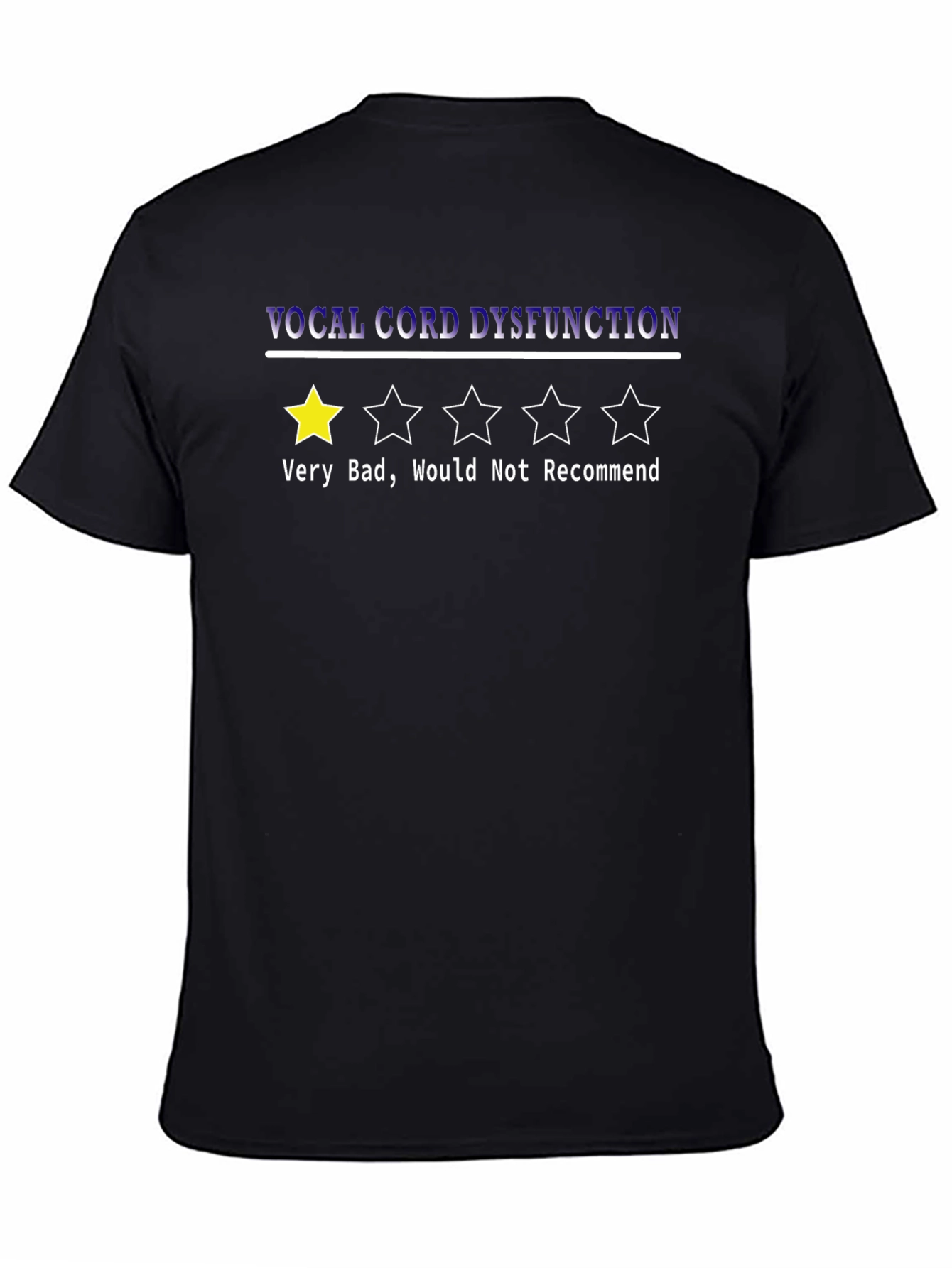 Vocal Cord Dysfunction Funny Graphic T-Shirt