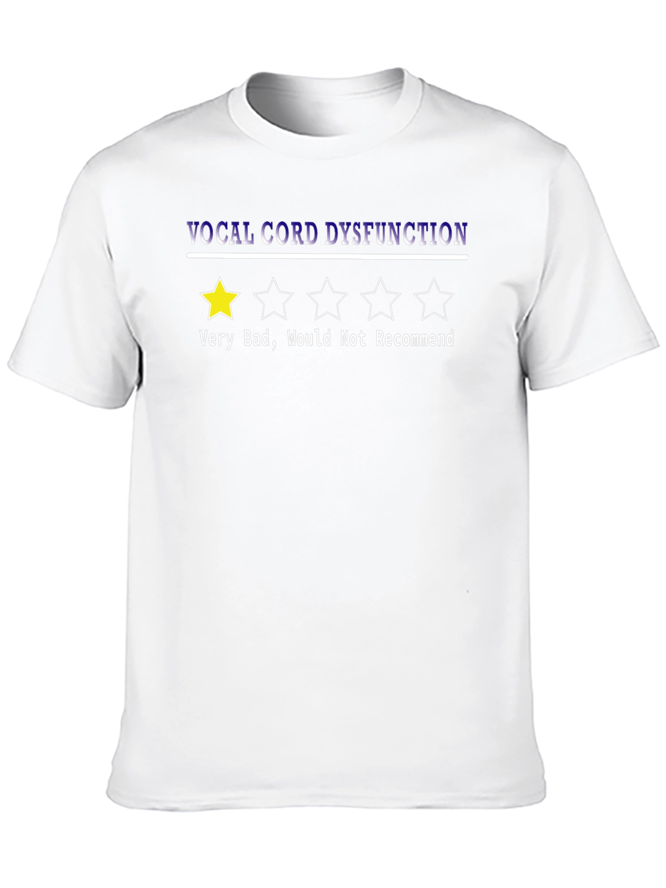 Vocal Cord Dysfunction Funny Graphic T-Shirt