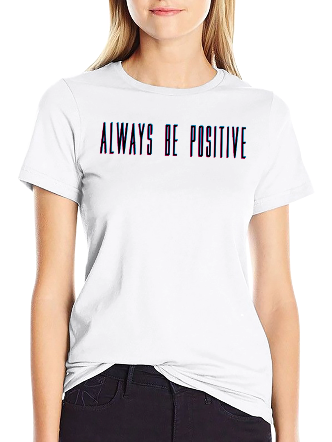 Always Be Positive Black T-Shirt