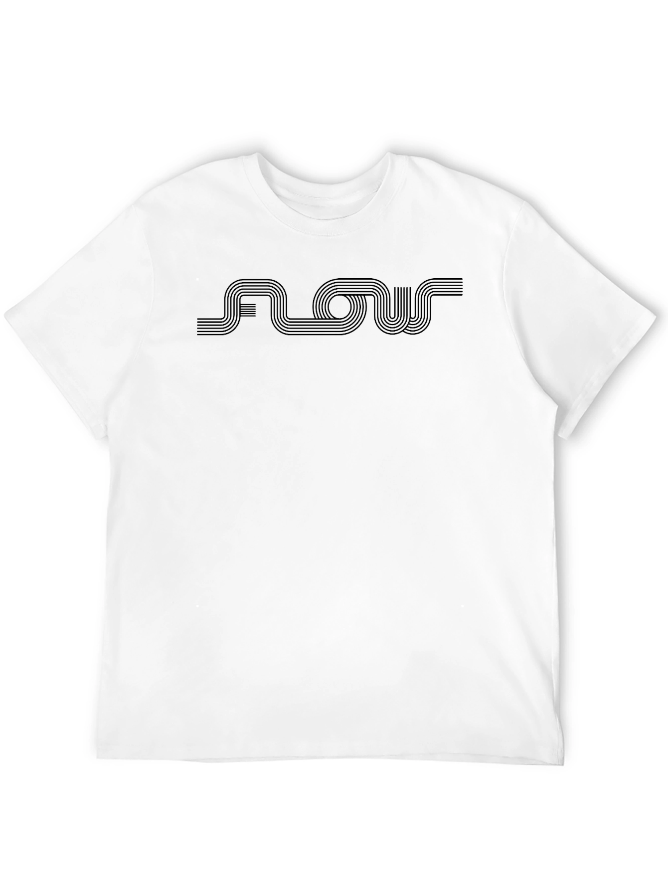 Flow Graphic Print Mens T-Shirt