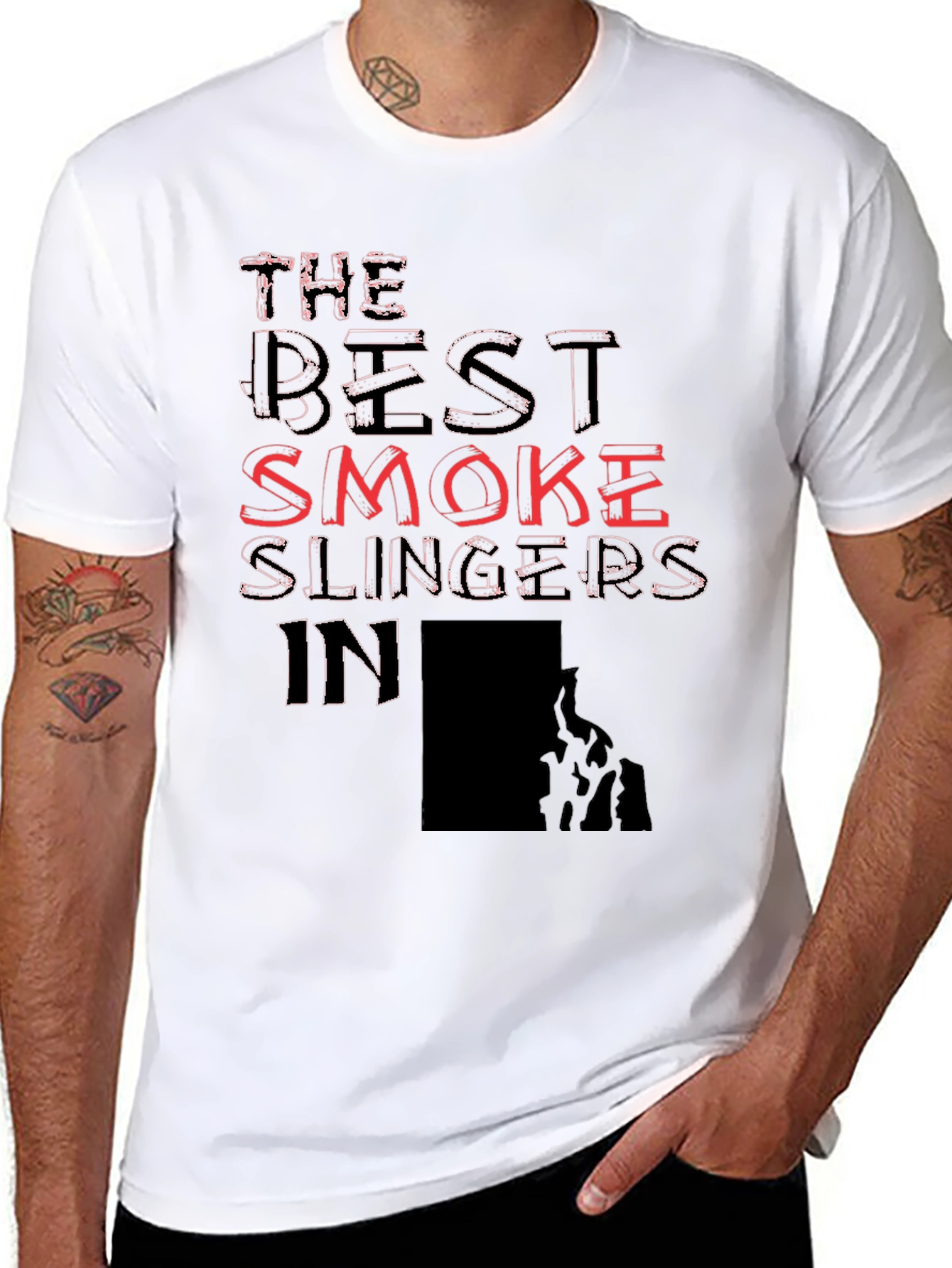 Smoke Slingers Graphic Tee - BBQ Master Shirt