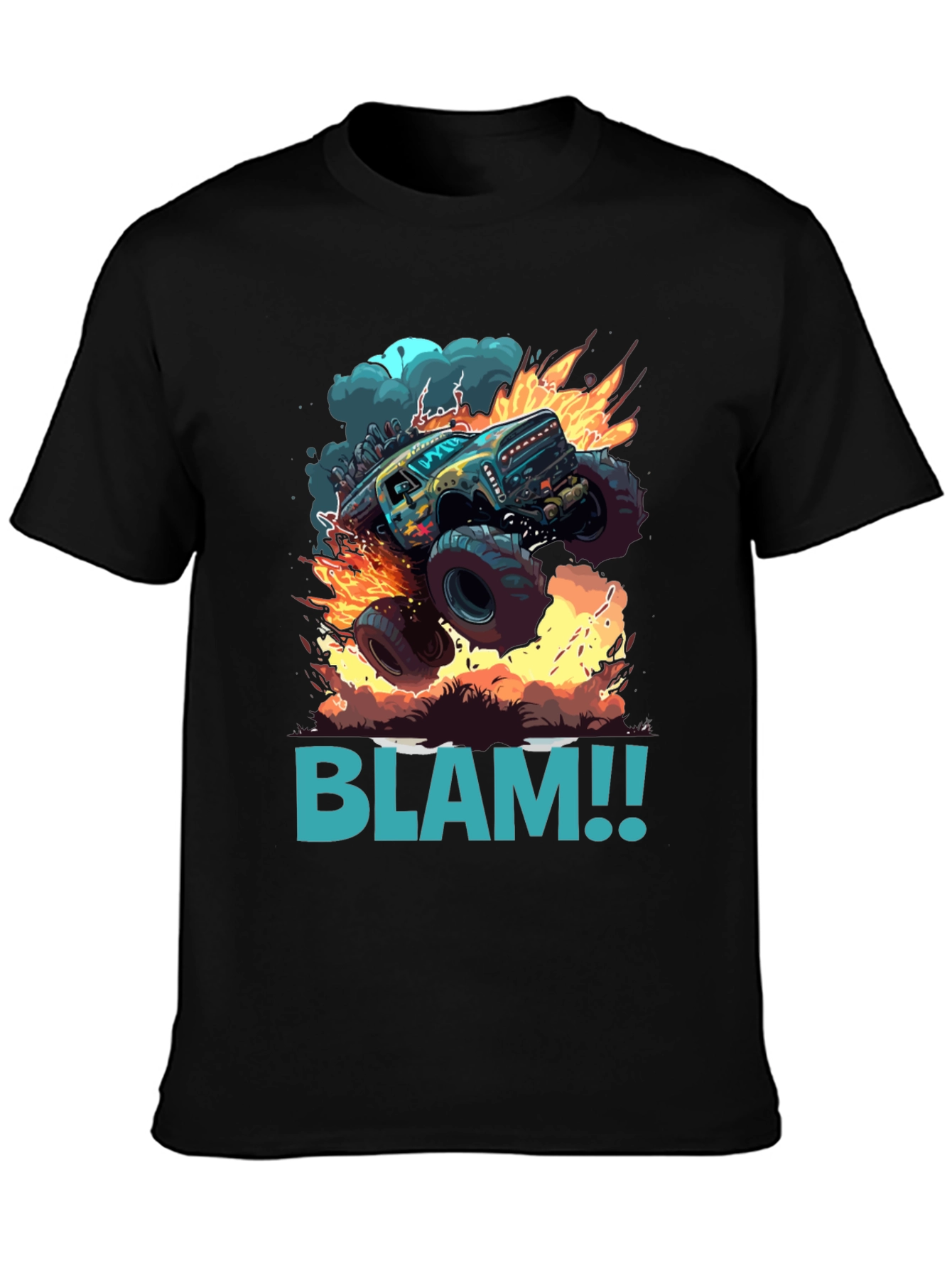 Monster Truck Blam! Graphic T-Shirt