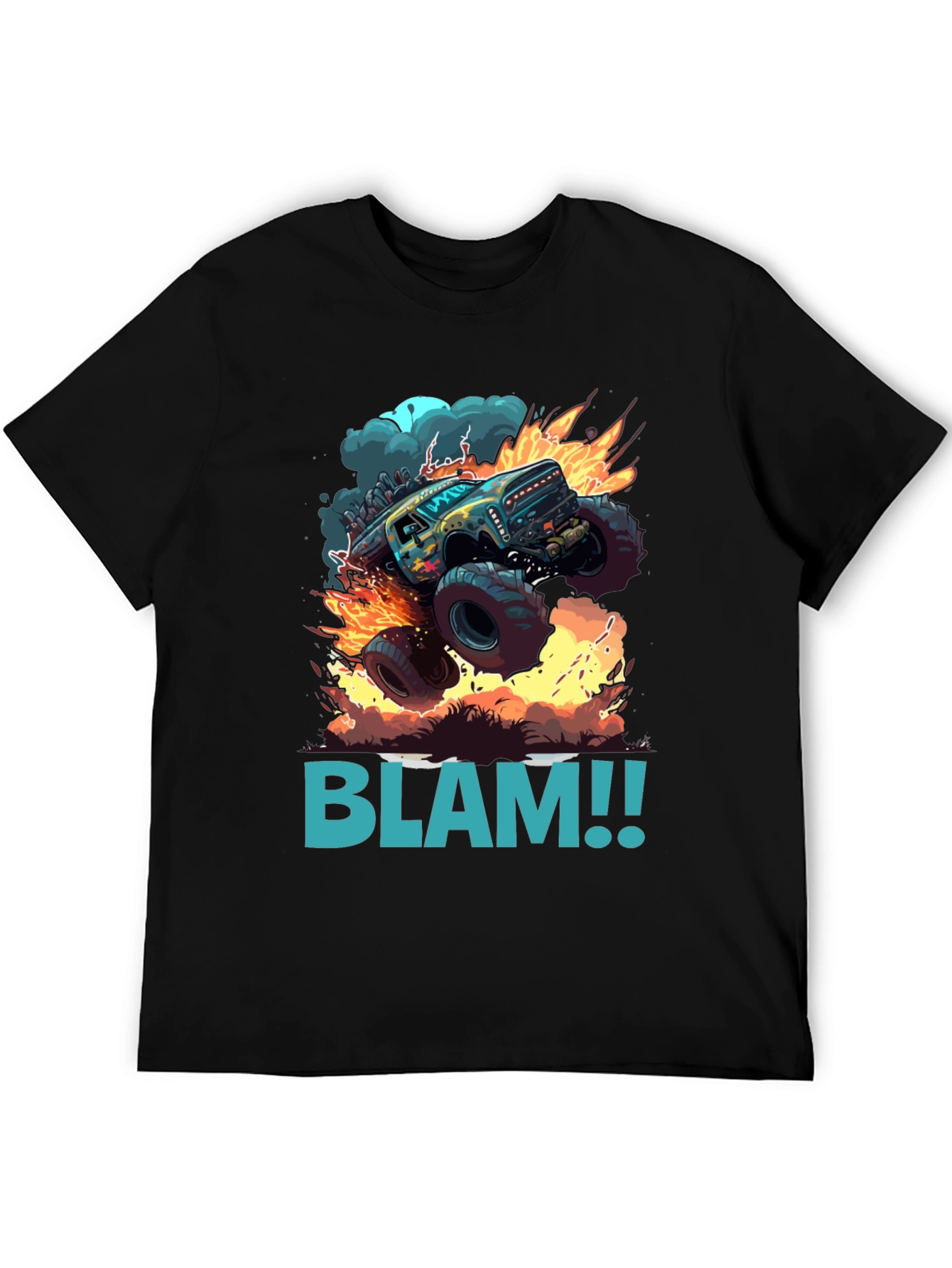 Monster Truck Blam! Graphic T-Shirt