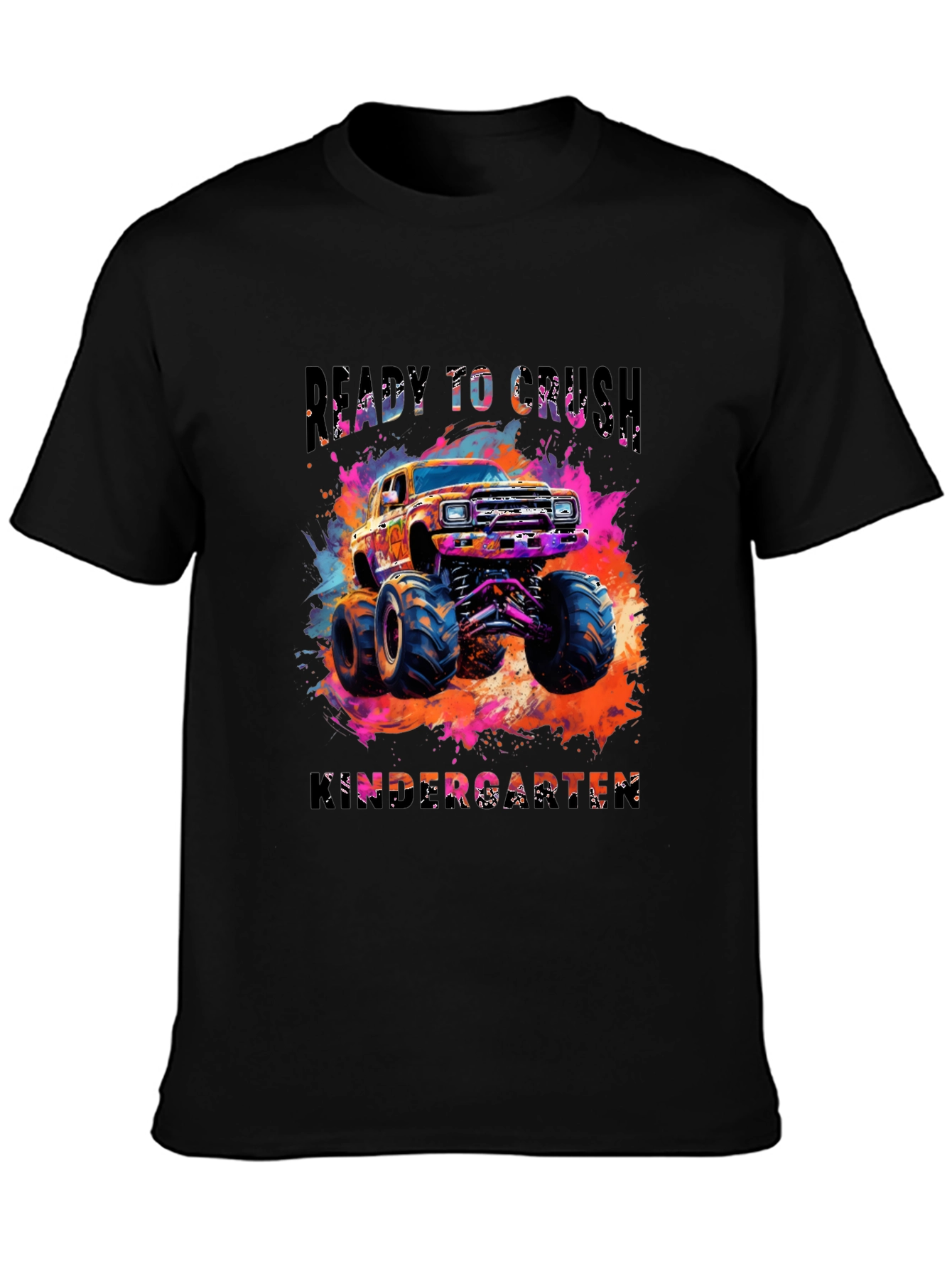 Ready to Crush Kindergarten Monster Truck Tee