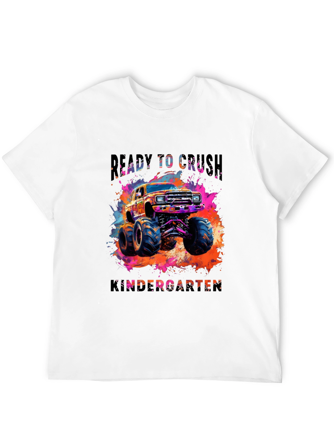 Ready to Crush Kindergarten Monster Truck Tee