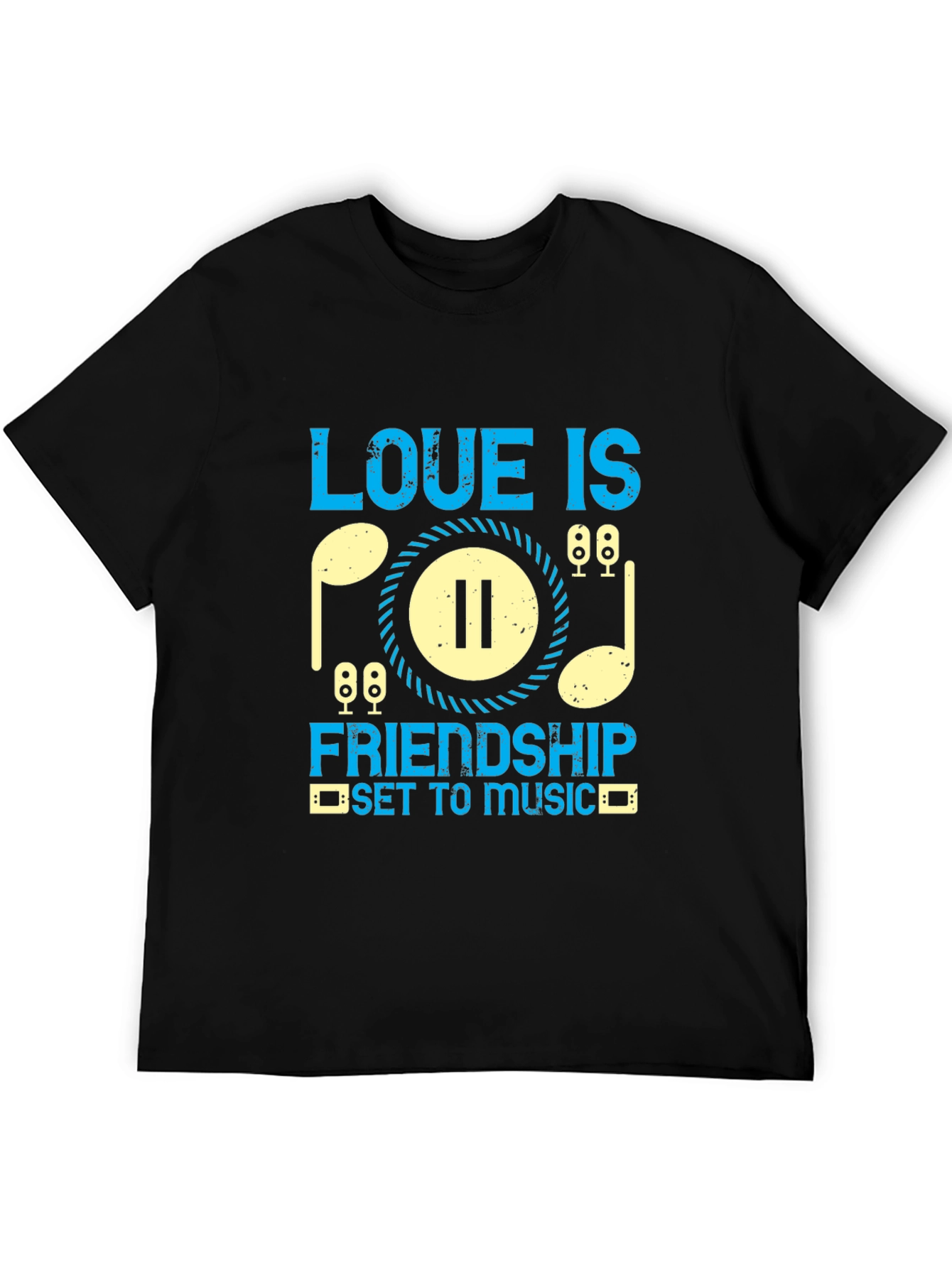 Love is Friendship Music T-Shirt