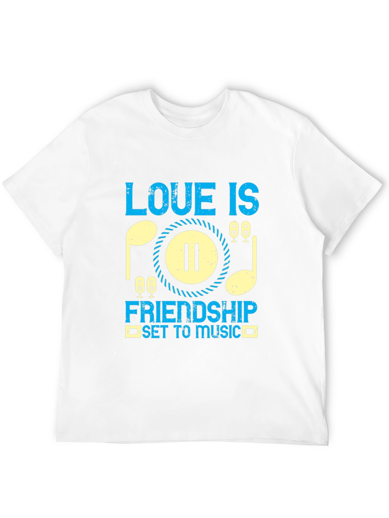 Love is Friendship Music T-Shirt