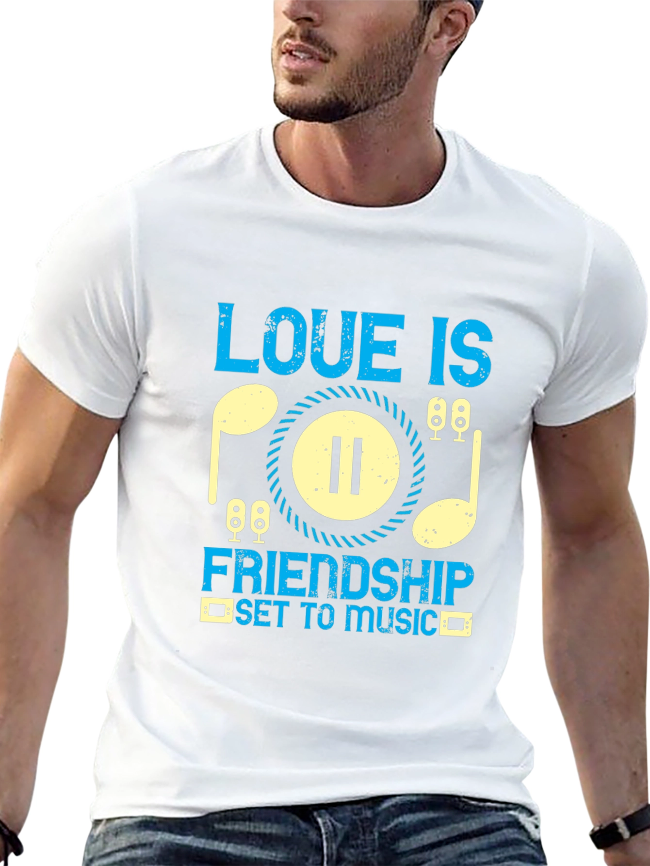 Love is Friendship Music T-Shirt