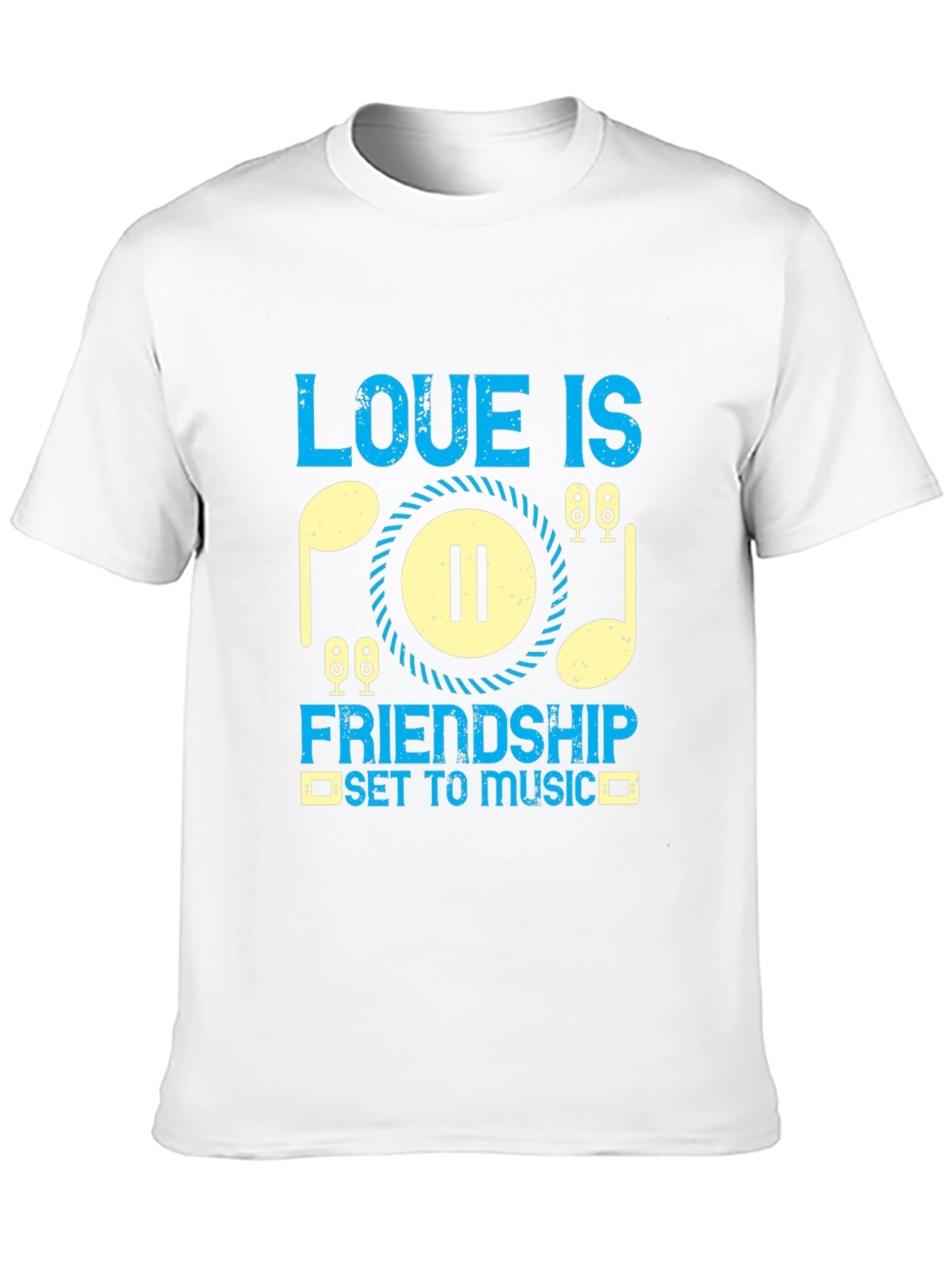 Love is Friendship Music T-Shirt