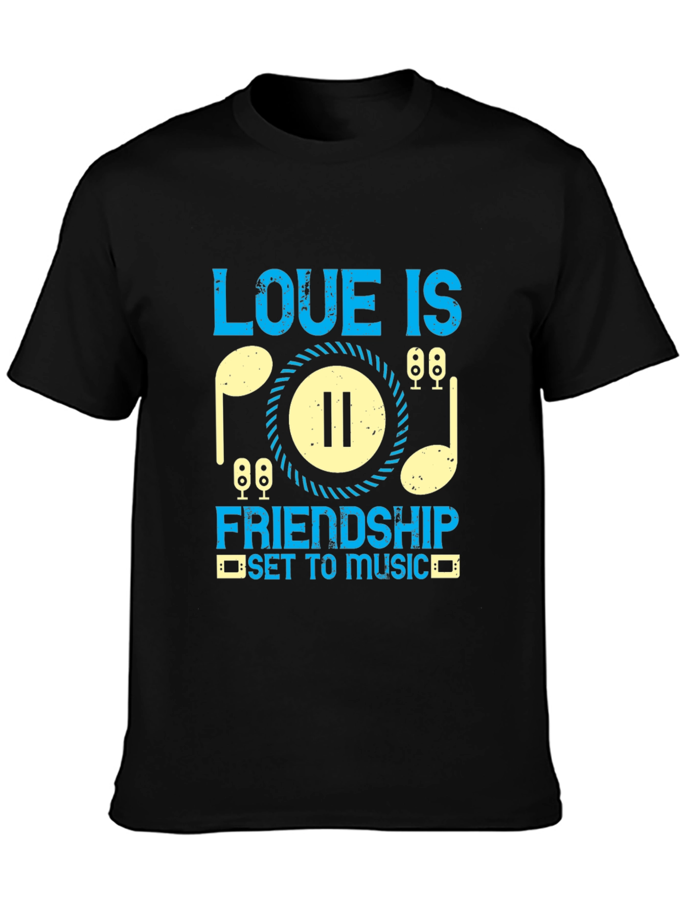 Love is Friendship Music T-Shirt
